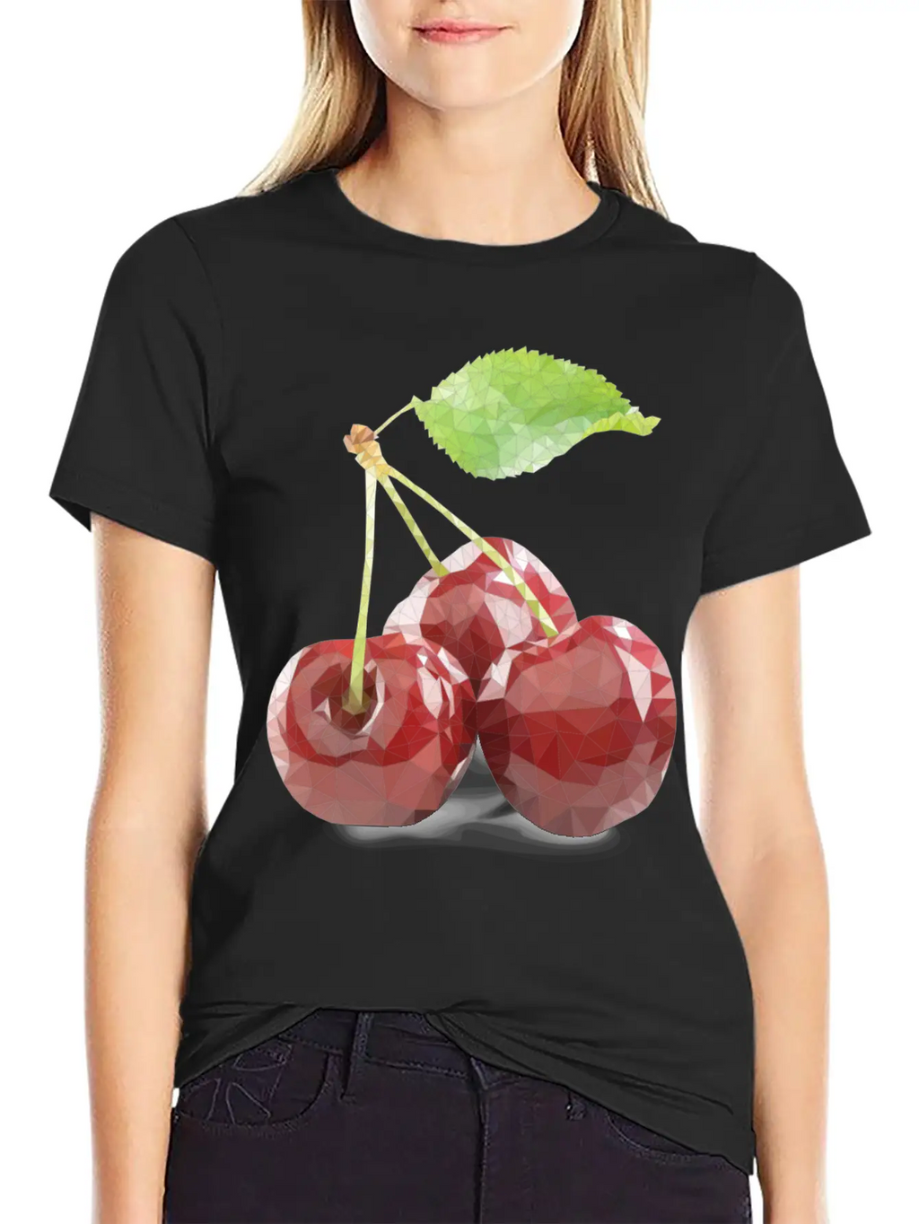 Glass Cherry Stylish Everyday T-Shirt – Unisex Basic Cotton Tee