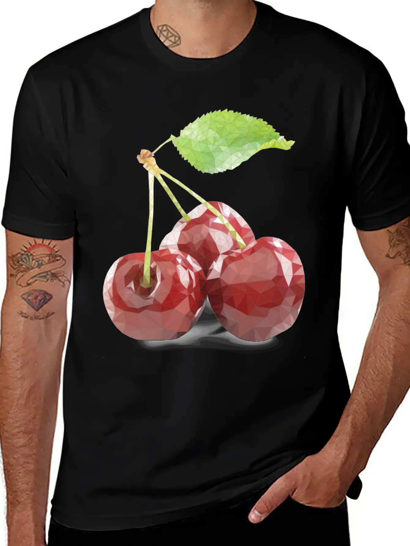 Glass Cherry Unisex Casual T-Shirt – Clean Design For Daily Comfort