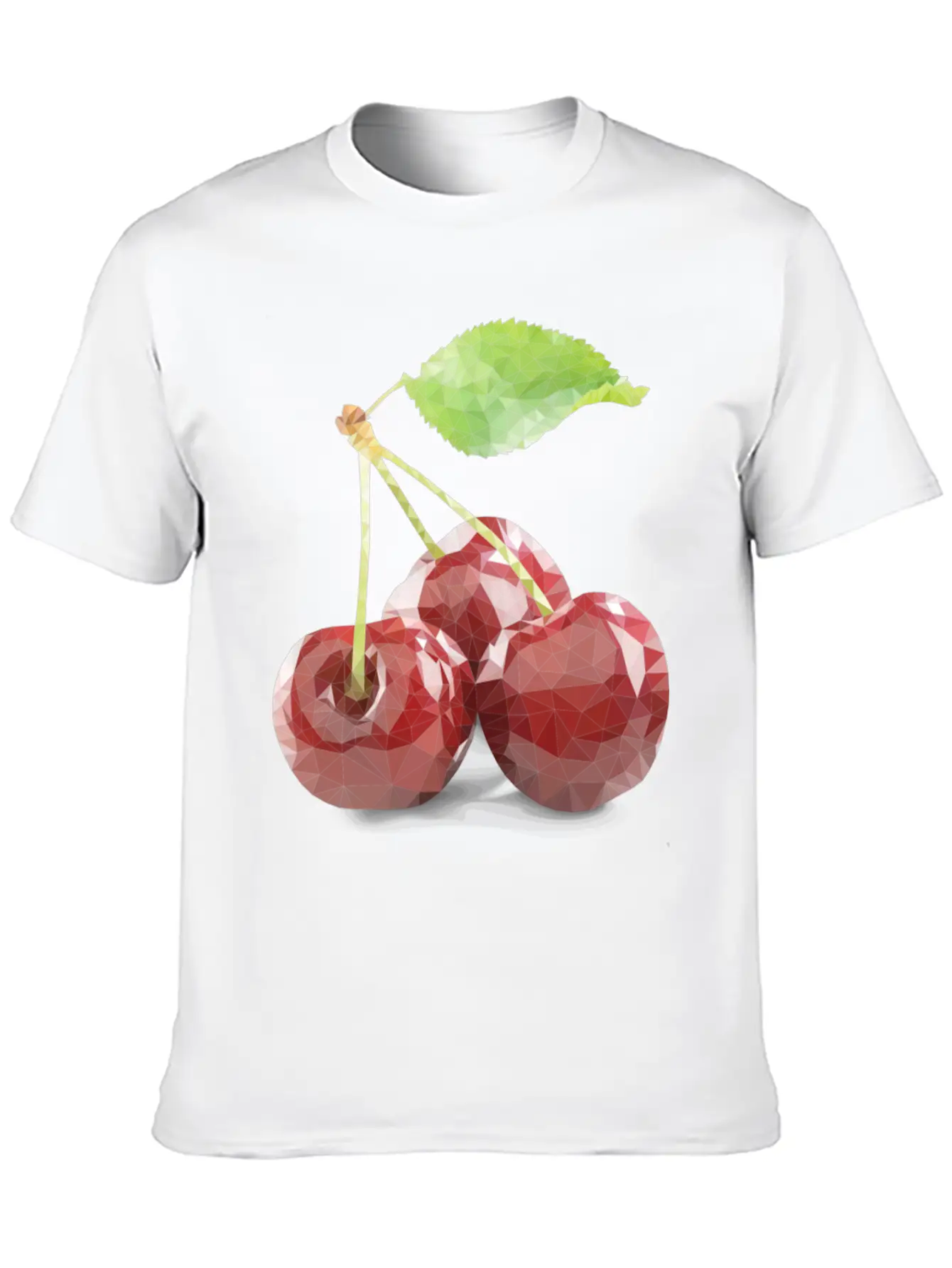 Glass Cherry Unisex Casual T-Shirt – Clean Design For Daily Comfort