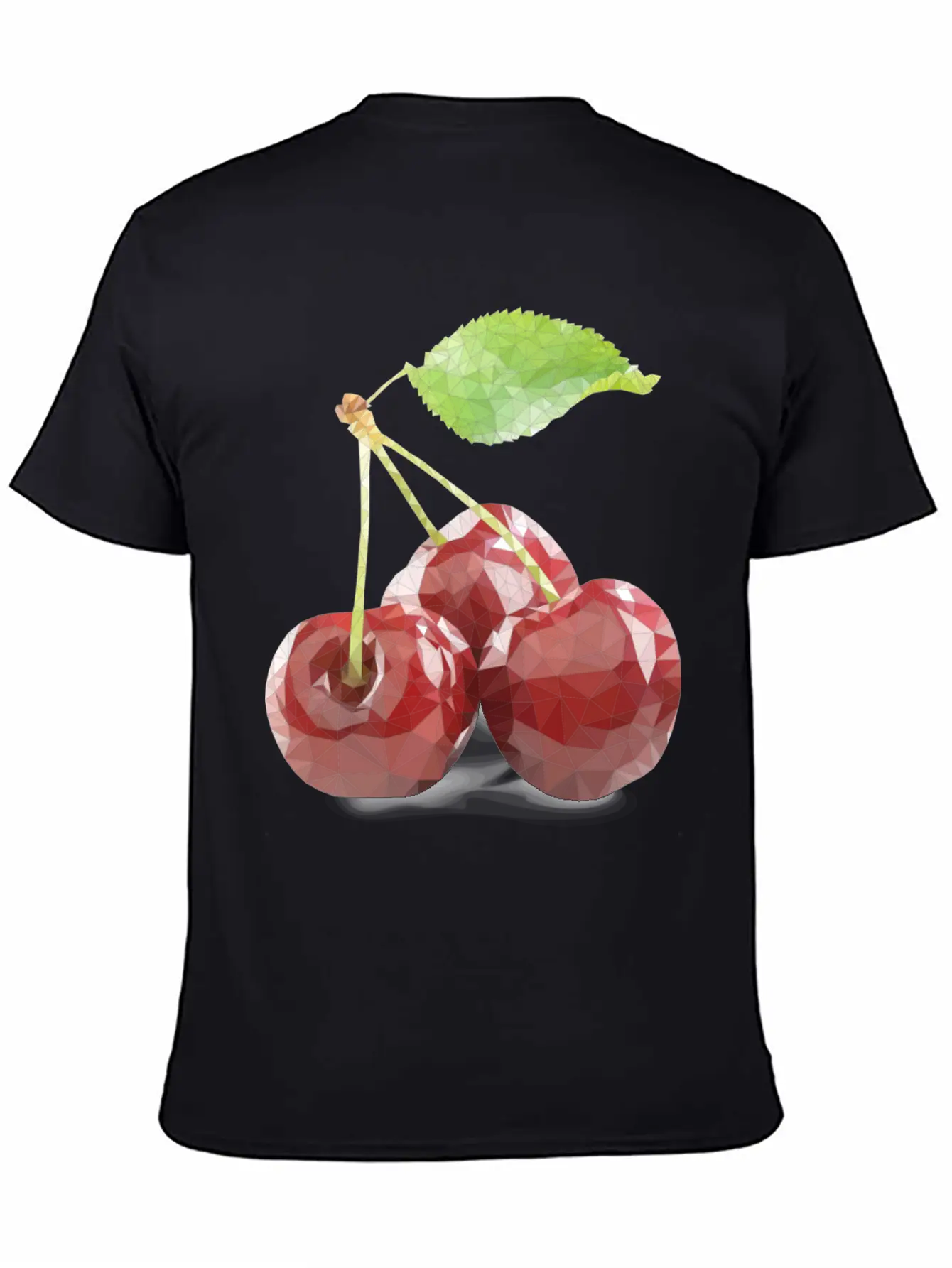Glass Cherry Unisex Casual T-Shirt – Clean Design For Daily Comfort