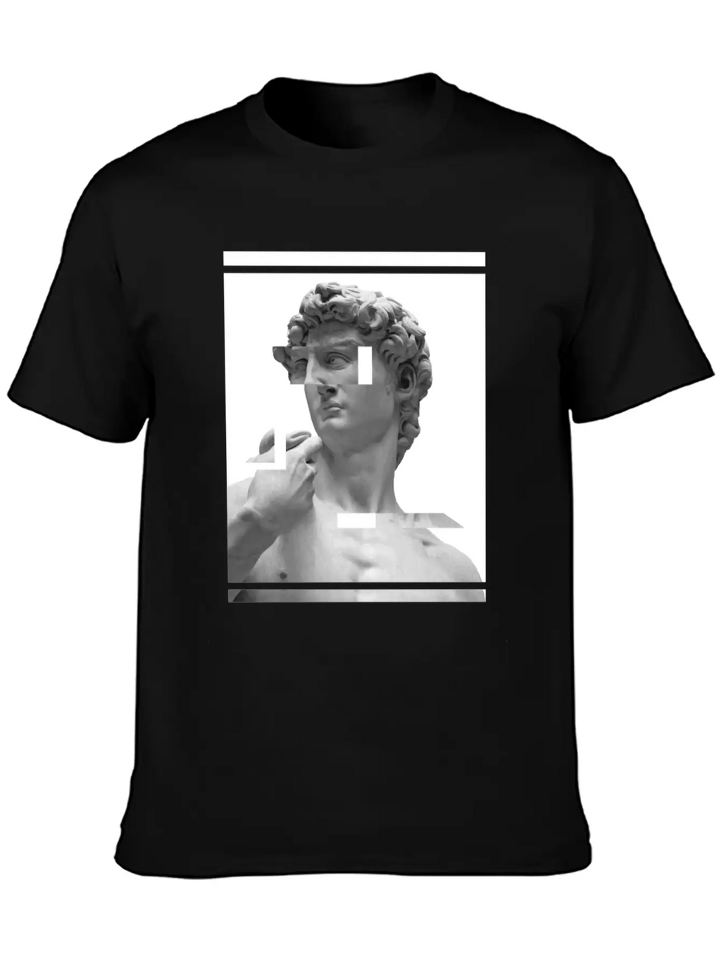 Glitch Greek Bust | Aesthetic Vaporwave Relaxed Everyday Tee – Lightweight And Durable Cotton