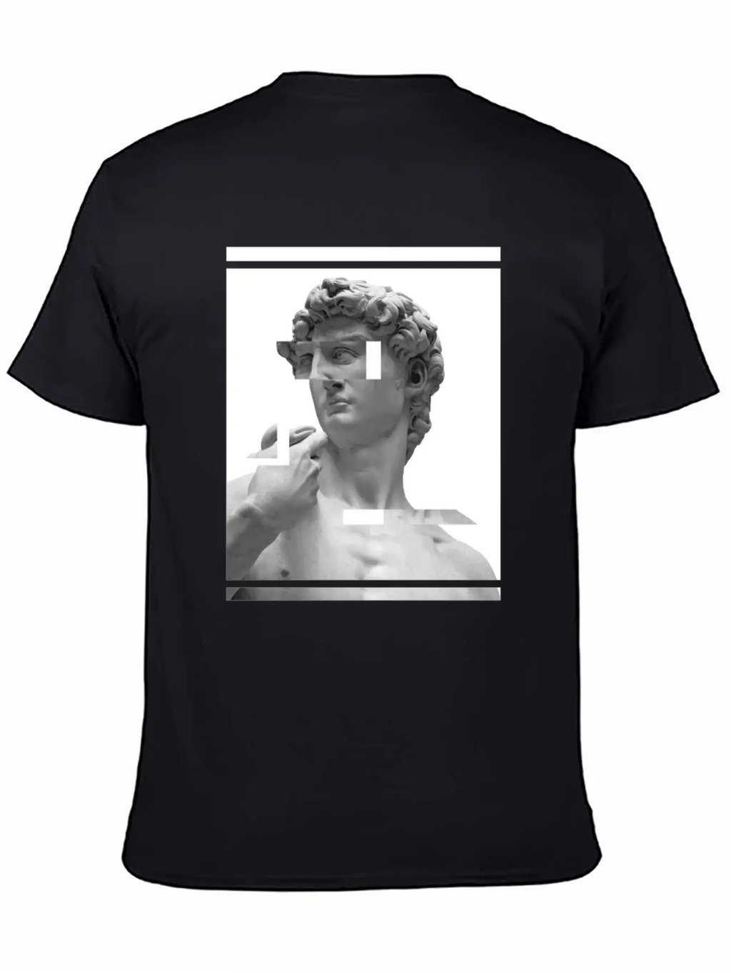 Glitch Greek Bust | Aesthetic Vaporwave Relaxed Everyday Tee – Lightweight And Durable Cotton