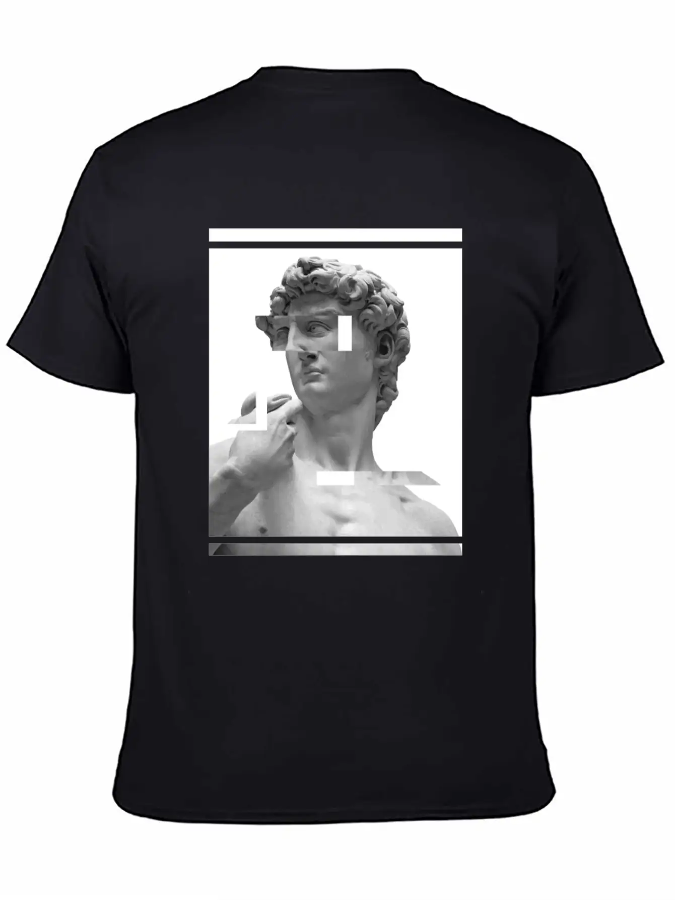 Glitch Greek Bust | Aesthetic Vaporwave Relaxed Everyday Tee – Lightweight And Durable Cotton