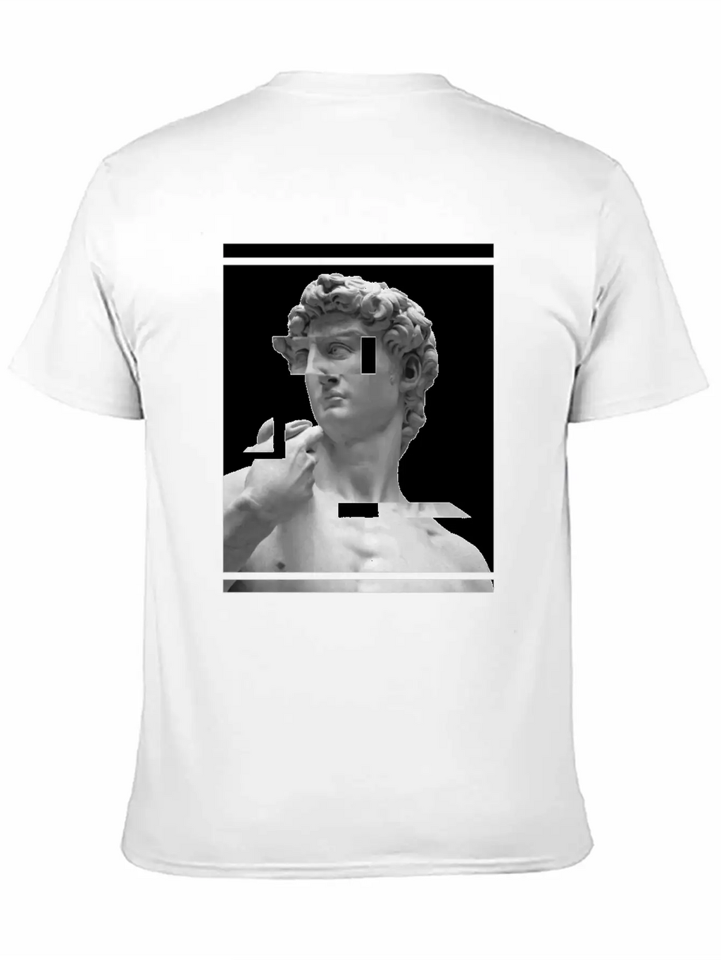 Glitch Greek Bust | Aesthetic Vaporwave Relaxed Everyday Tee – Lightweight And Durable Cotton