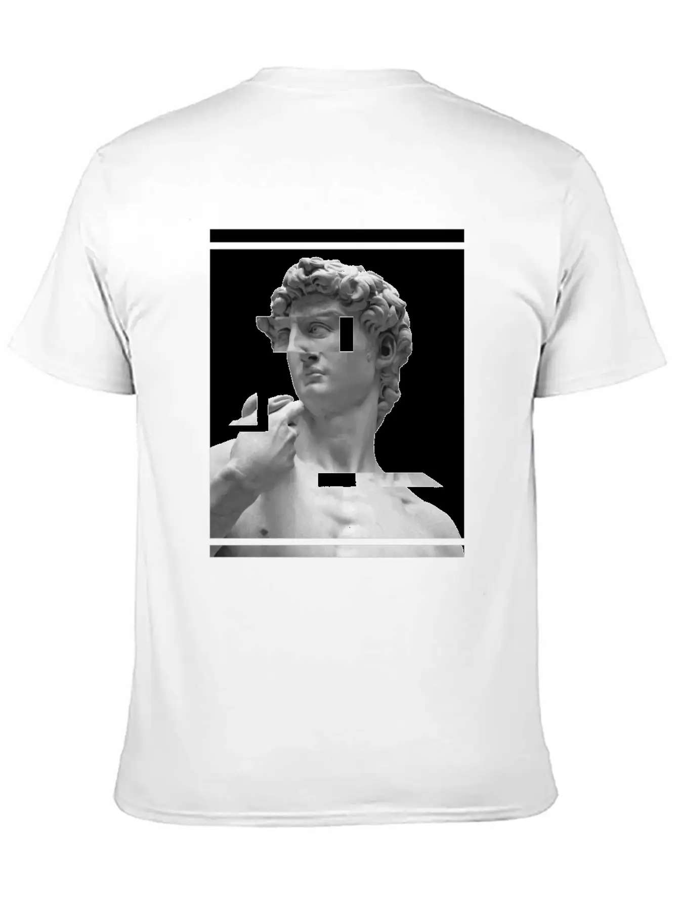 Glitch Greek Bust | Aesthetic Vaporwave Relaxed Everyday Tee – Lightweight And Durable Cotton