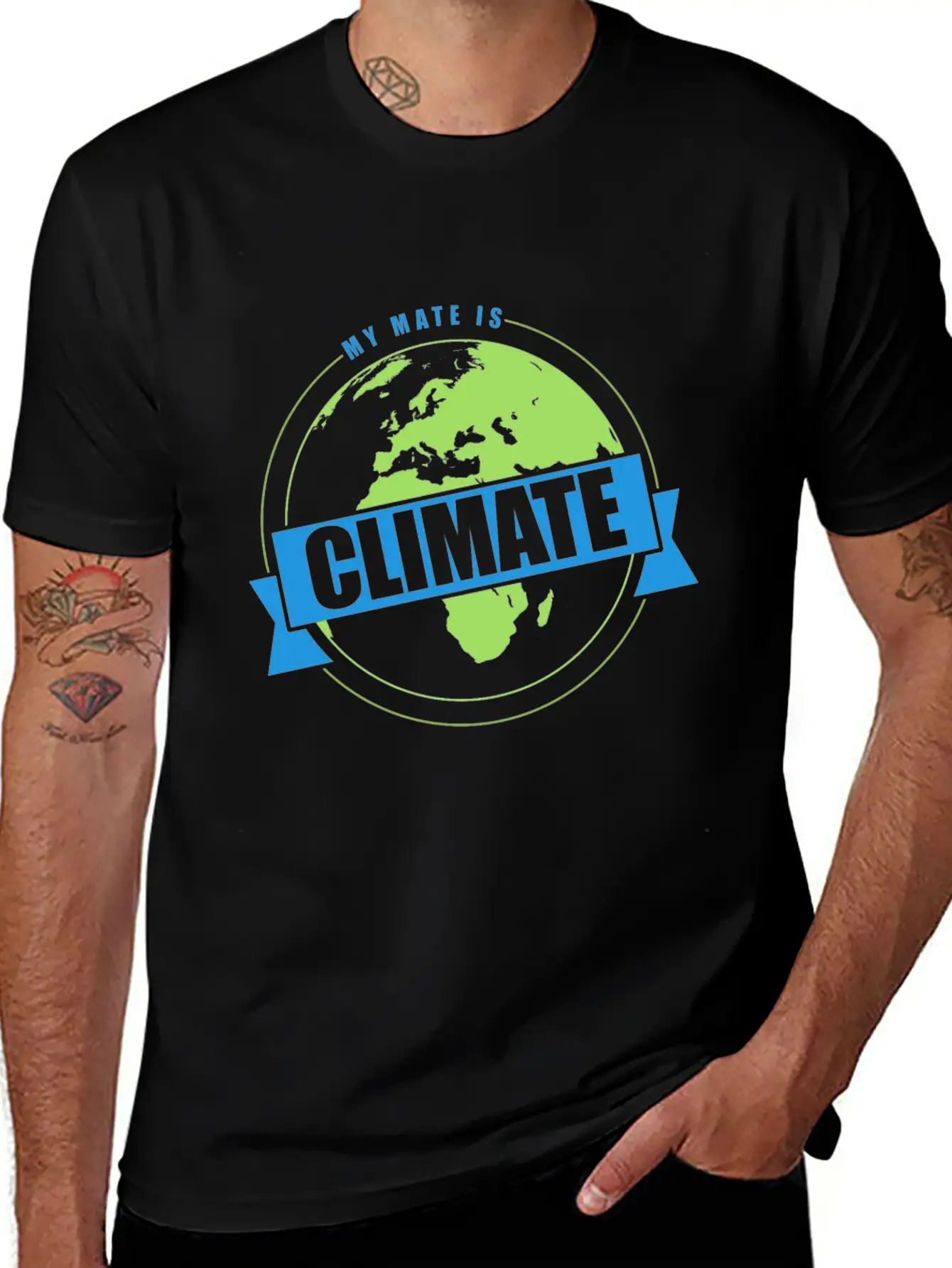 Global Warming Climate Protection My Mate Is Classic Cotton Tee – Unisex Comfort For Any Season