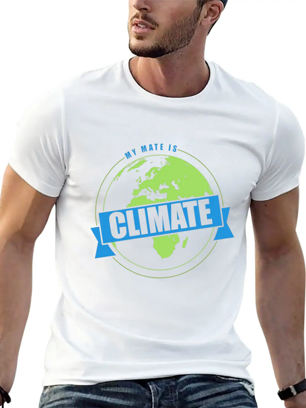 Global Warming Climate Protection My Mate Is Classic Cotton Tee – Unisex Comfort For Any Season