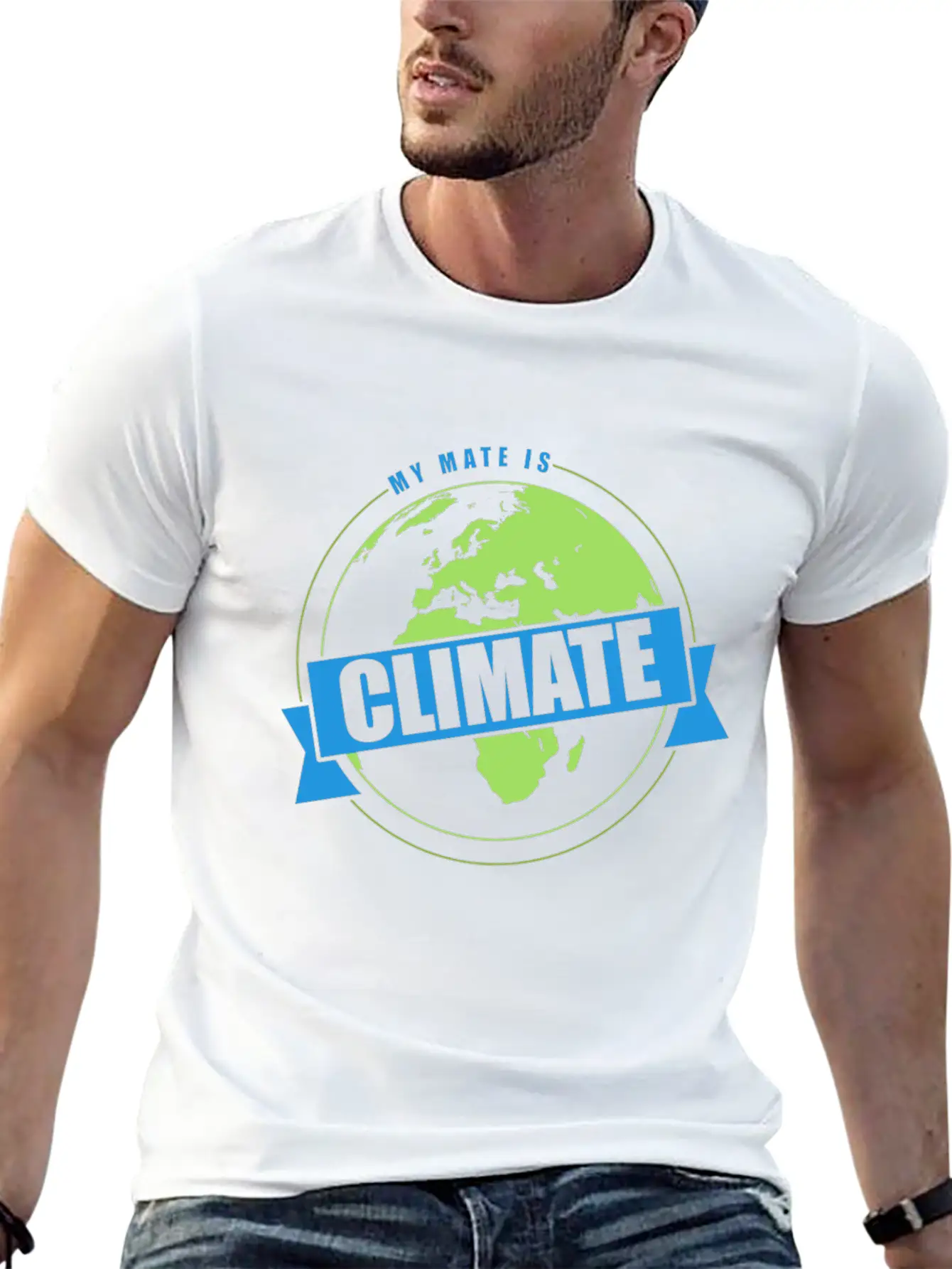 Global Warming Climate Protection My Mate Is Classic Cotton Tee – Unisex Comfort For Any Season