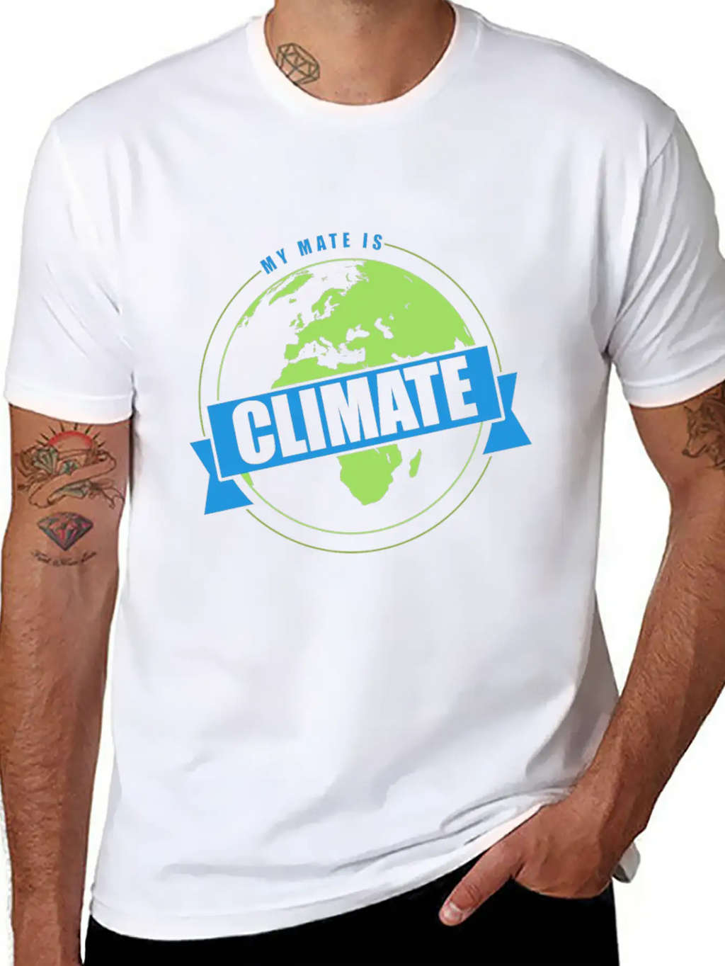 Global Warming Climate Protection My Mate Is Classic Cotton Tee – Unisex Comfort For Any Season