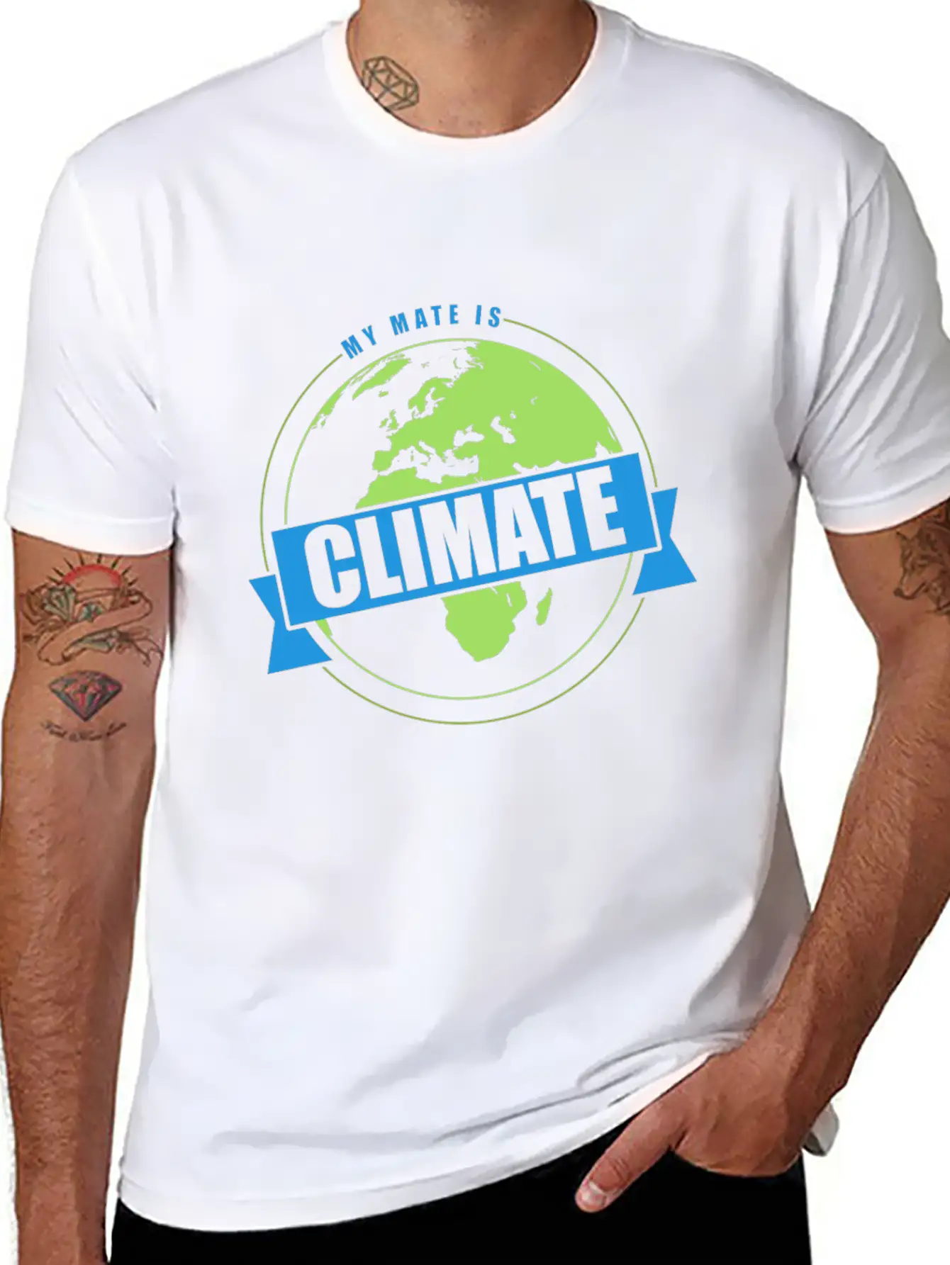 Global Warming Climate Protection My Mate Is Classic Cotton Tee – Unisex Comfort For Any Season