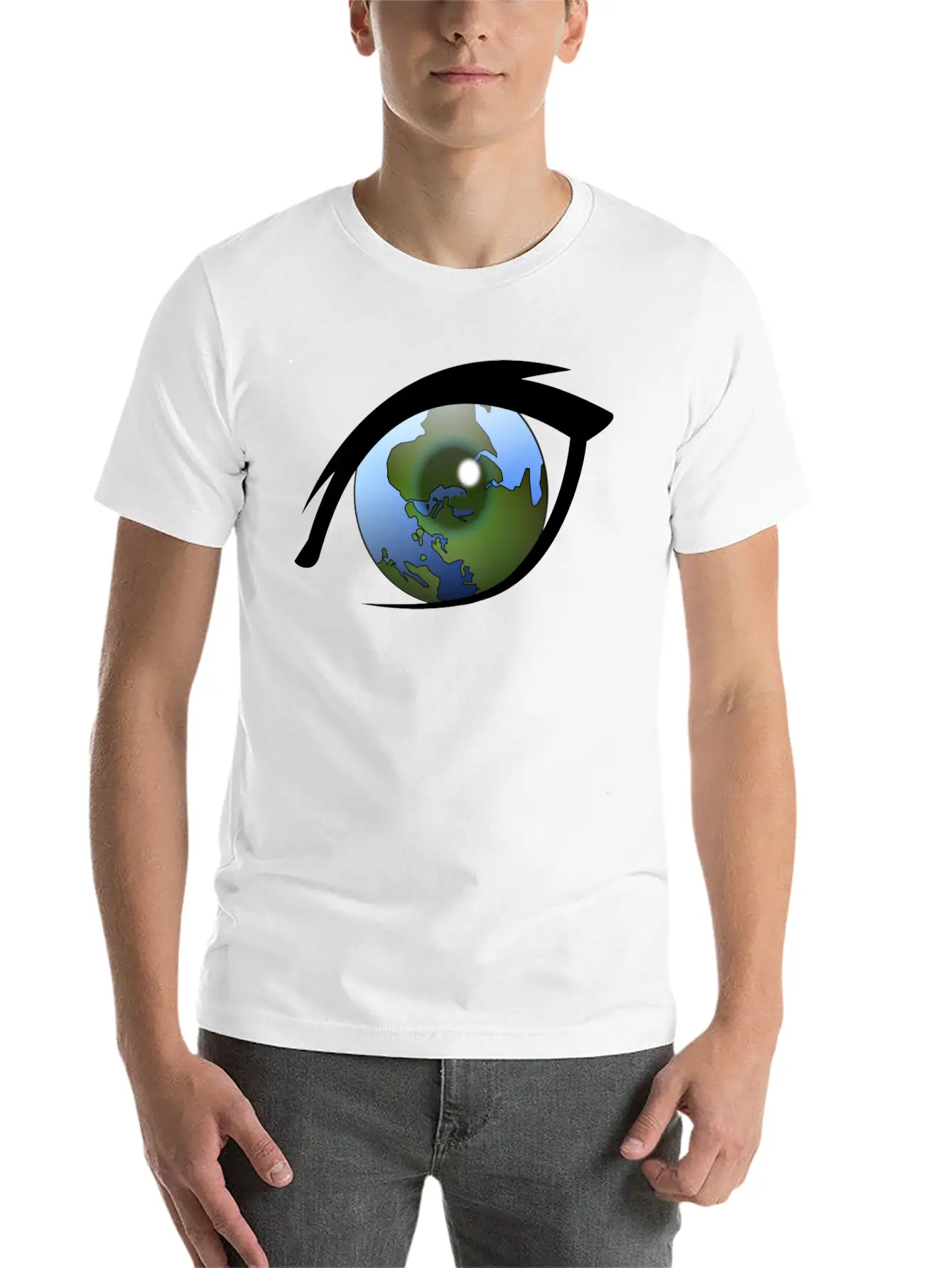 Globus Planet Erde Earth Kontinente Continents9 Relaxed Everyday Tee – Lightweight And Durable Cotton