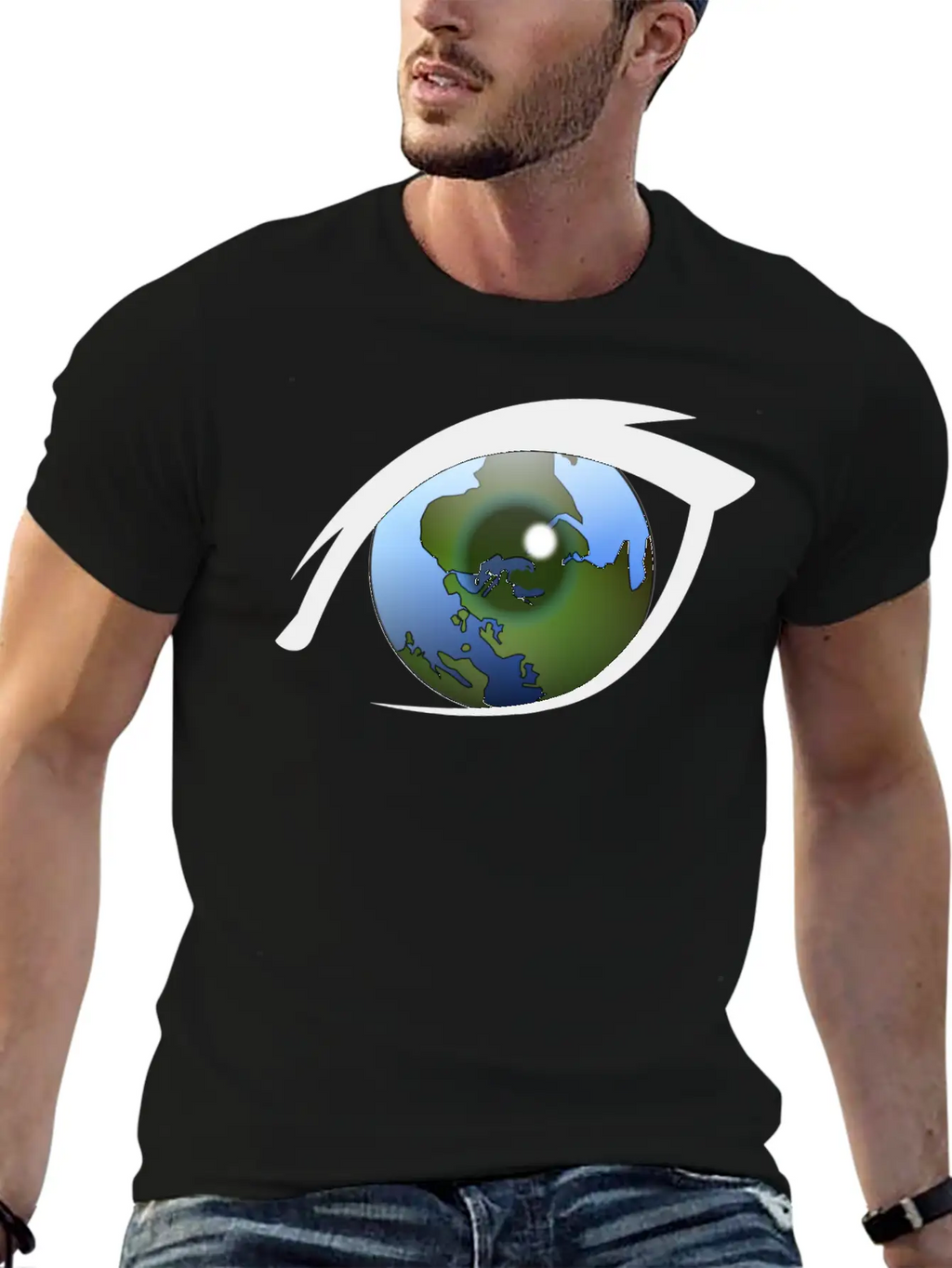 Globus Planet Erde Earth Kontinente Continents9 Relaxed Everyday Tee – Lightweight And Durable Cotton