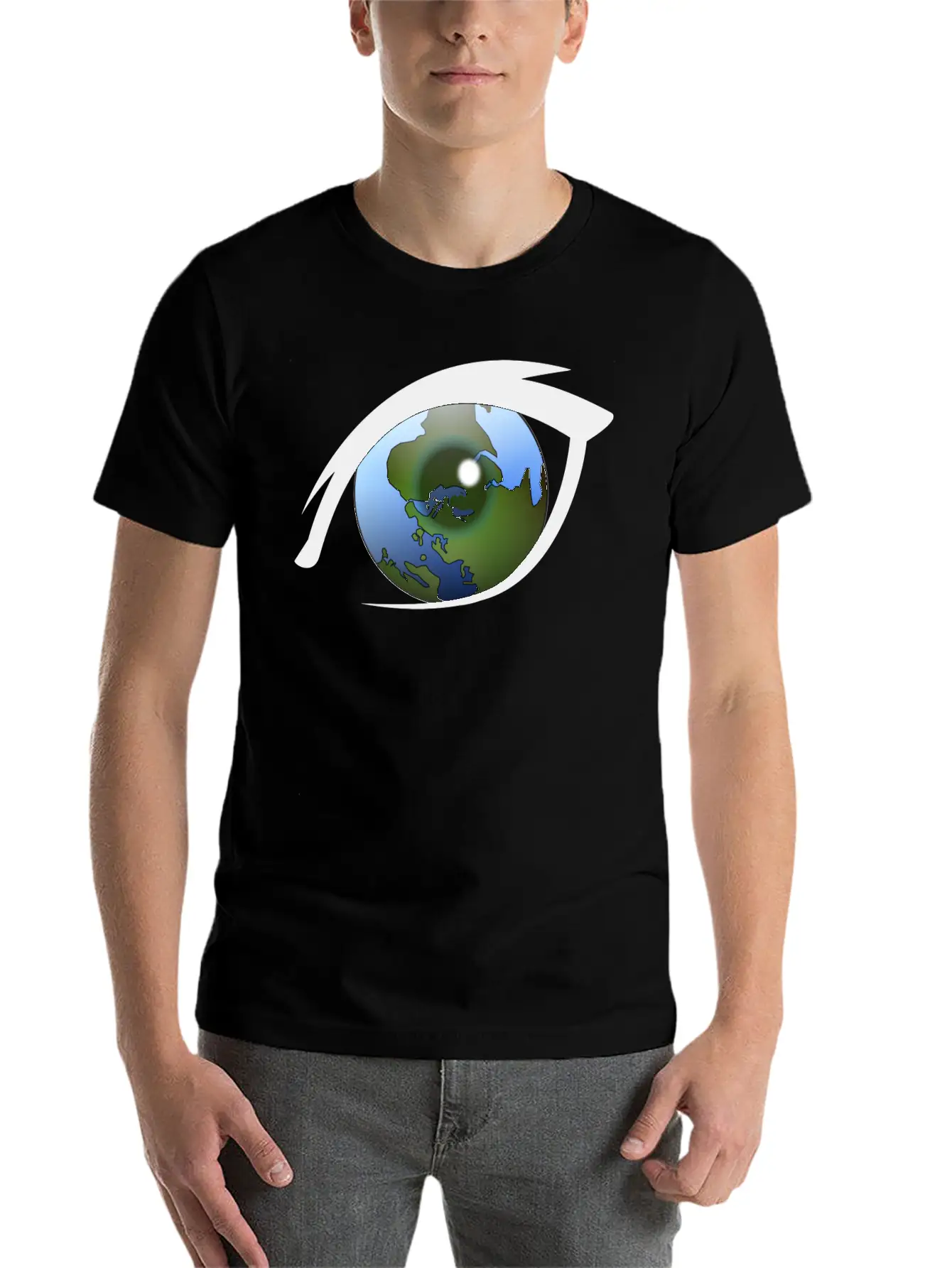 Globus Planet Erde Earth Kontinente Continents9 Relaxed Everyday Tee – Lightweight And Durable Cotton