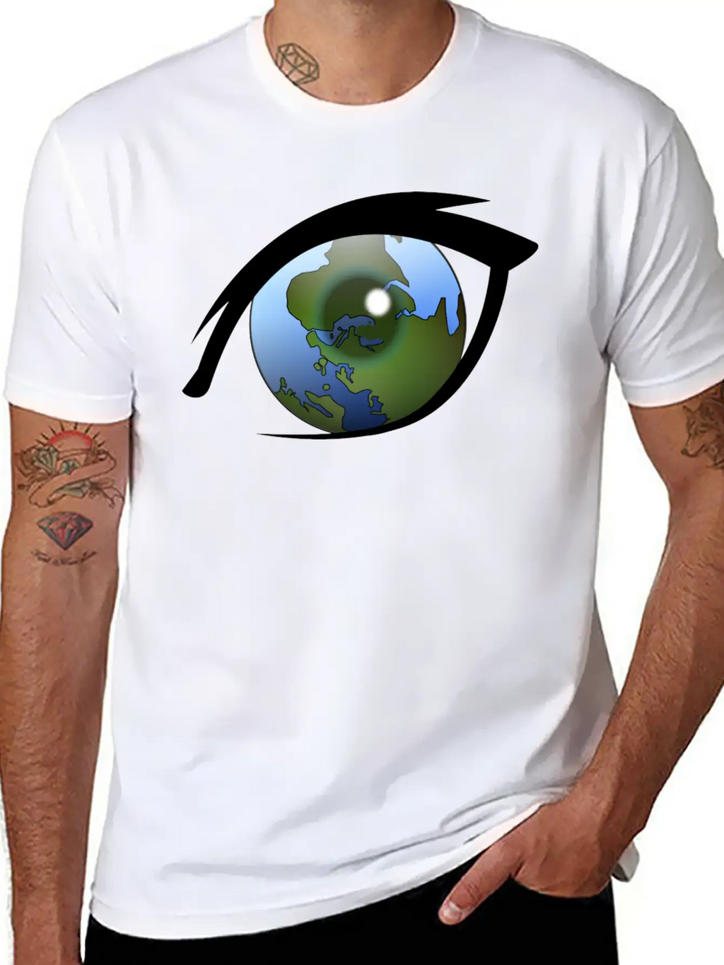 Globus Planet Erde Earth Kontinente Continents9 Relaxed Everyday Tee – Lightweight And Durable Cotton