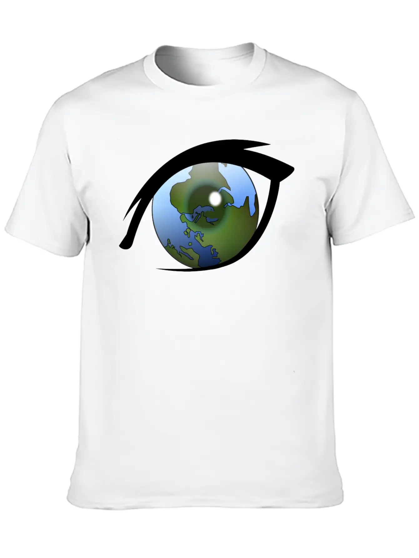 Globus Planet Erde Earth Kontinente Continents9 Relaxed Everyday Tee – Lightweight And Durable Cotton