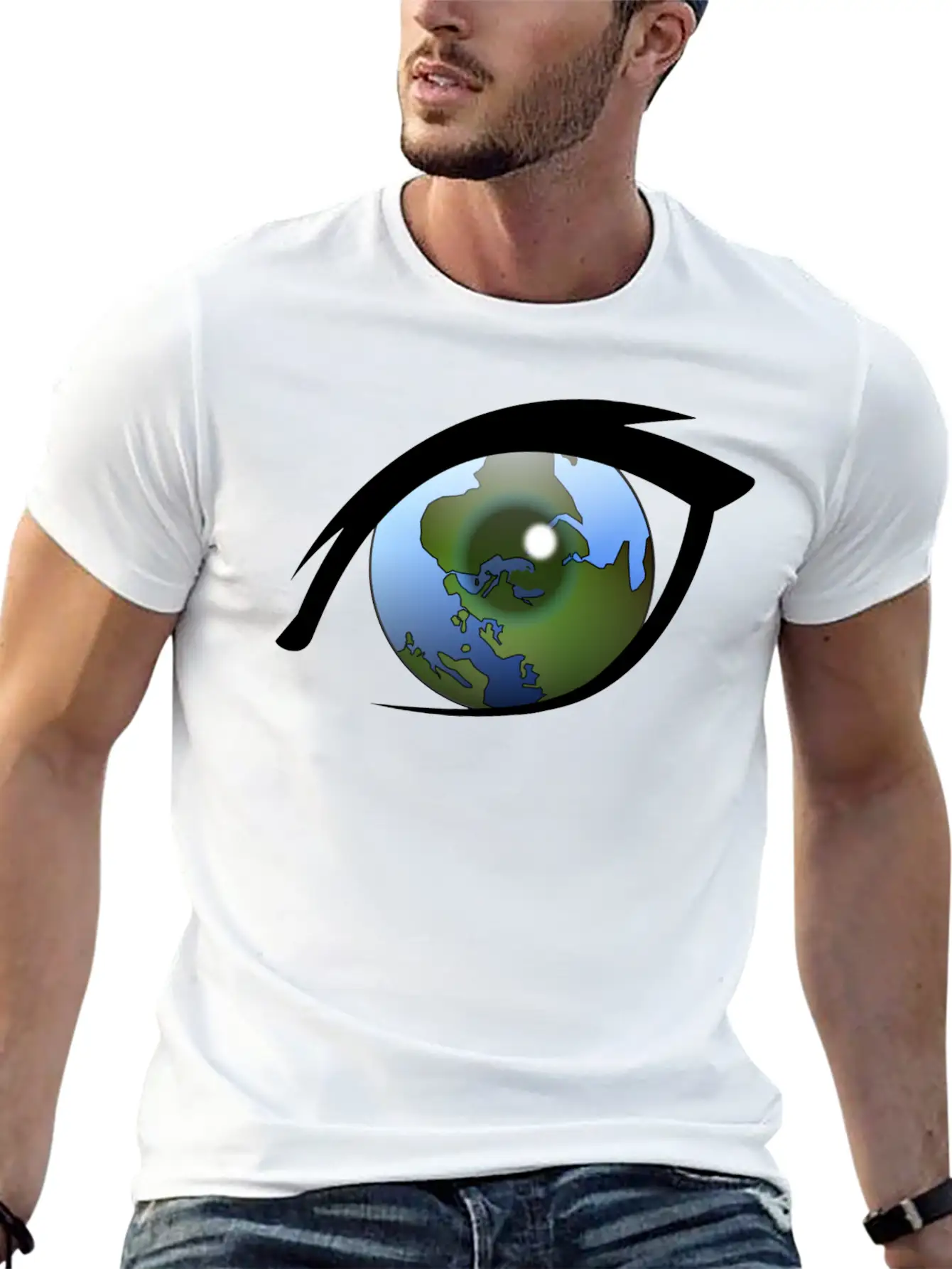 Globus Planet Erde Earth Kontinente Continents9 Relaxed Everyday Tee – Lightweight And Durable Cotton
