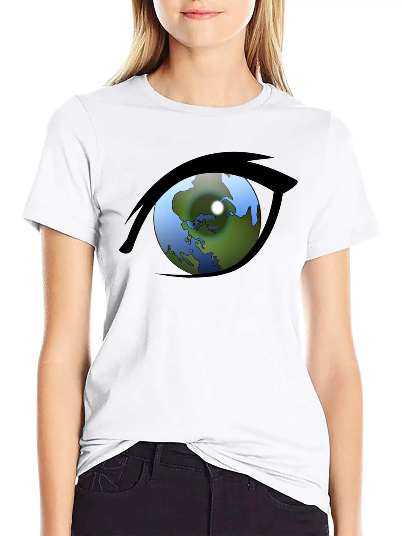 Globus Planet Erde Earth Kontinente Continents9 Relaxed Everyday Tee – Lightweight And Durable Cotton