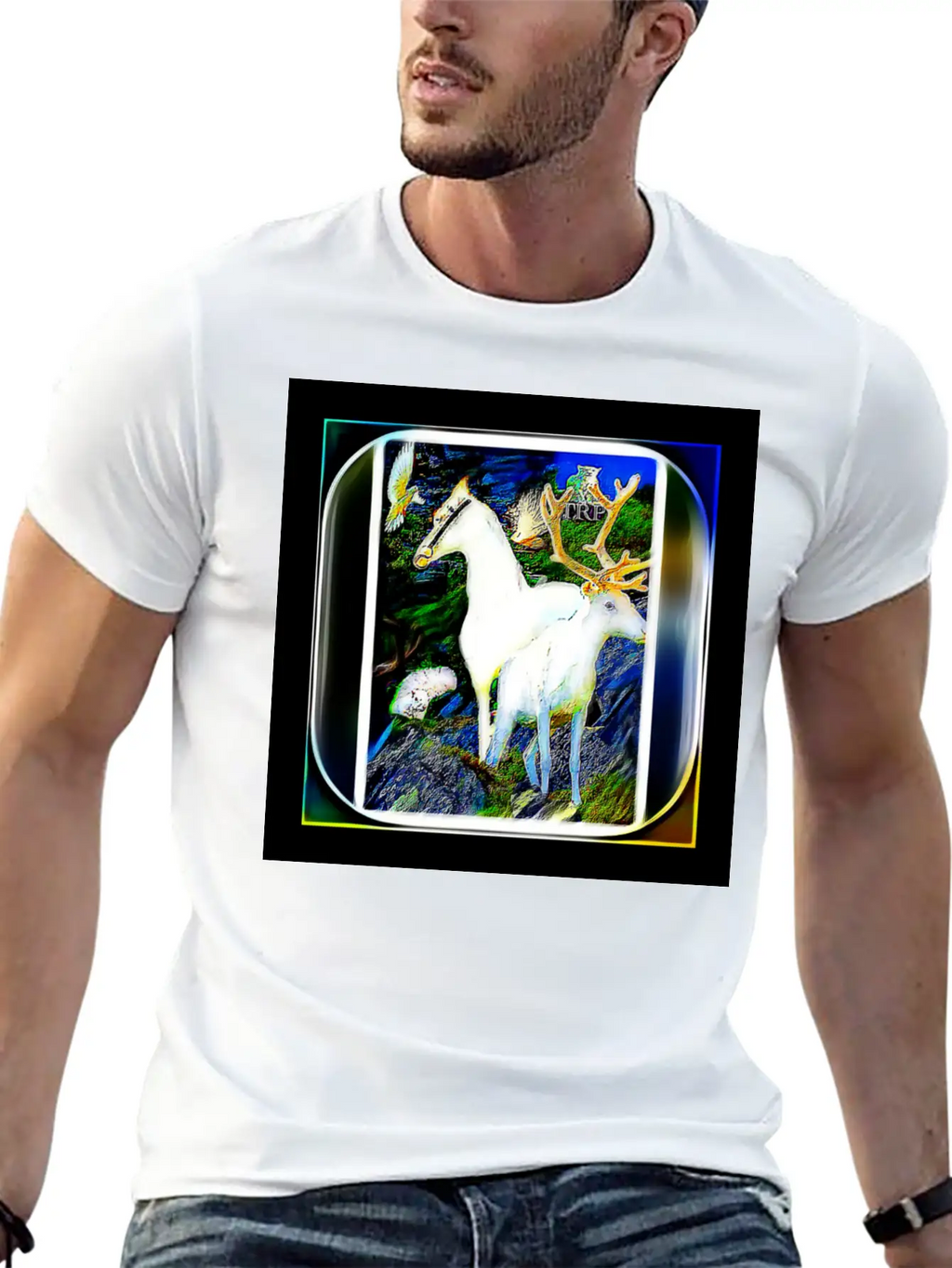 Glorious Animal Oasis 01-01 Breathable Soft Cotton T-Shirt – Timeless Casual Look