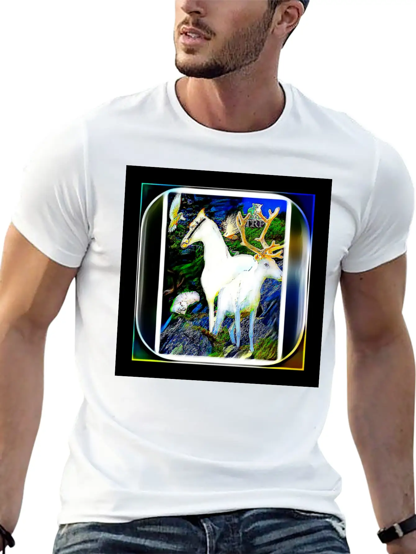 Glorious Animal Oasis 01-01 Breathable Soft Cotton T-Shirt – Timeless Casual Look