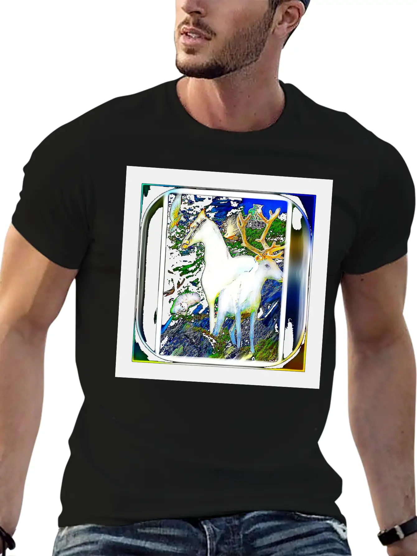 Glorious Animal Oasis 01-01 Breathable Soft Cotton T-Shirt – Timeless Casual Look