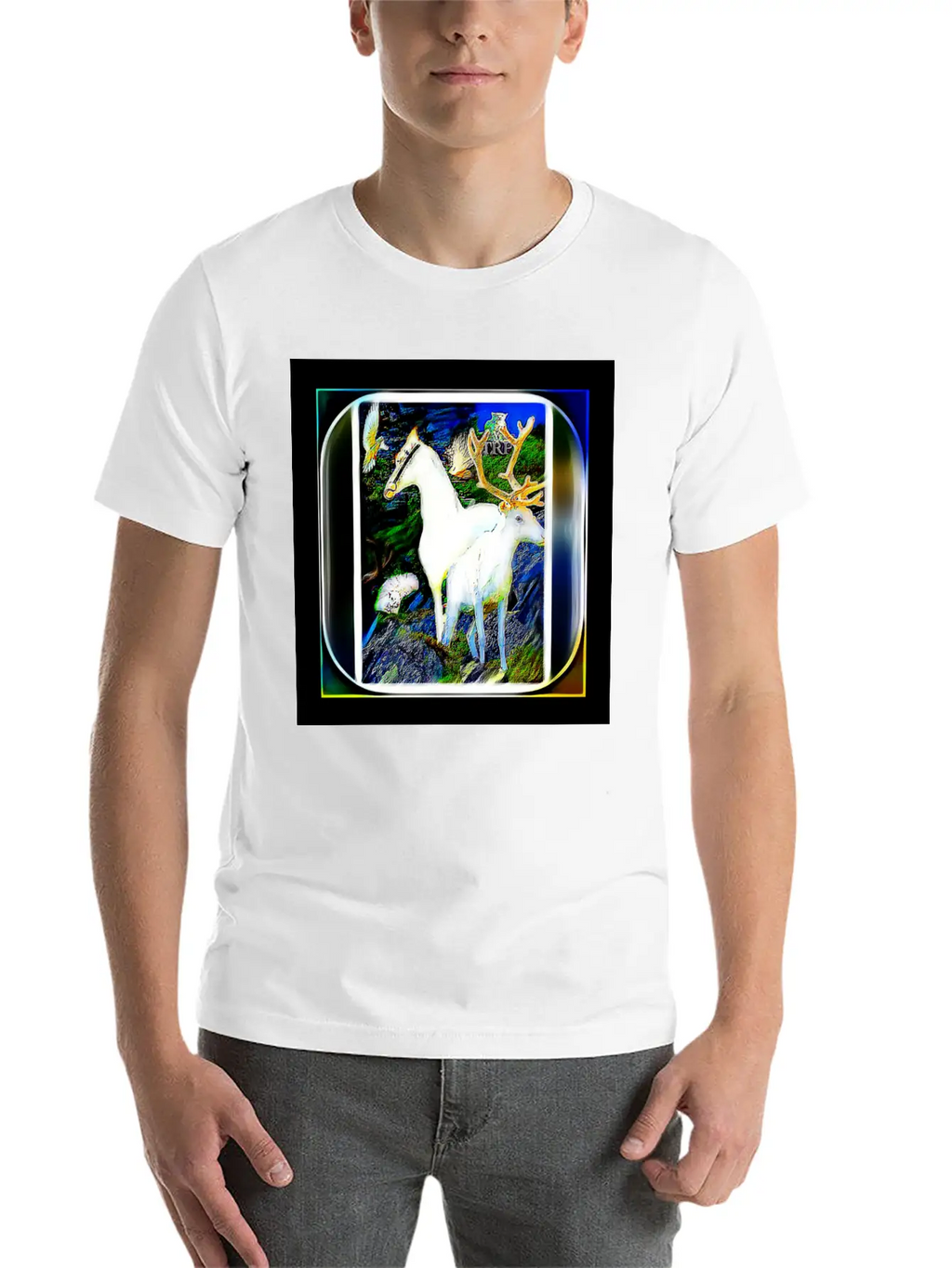 Glorious Animal Oasis 01-01 Breathable Soft Cotton T-Shirt – Timeless Casual Look