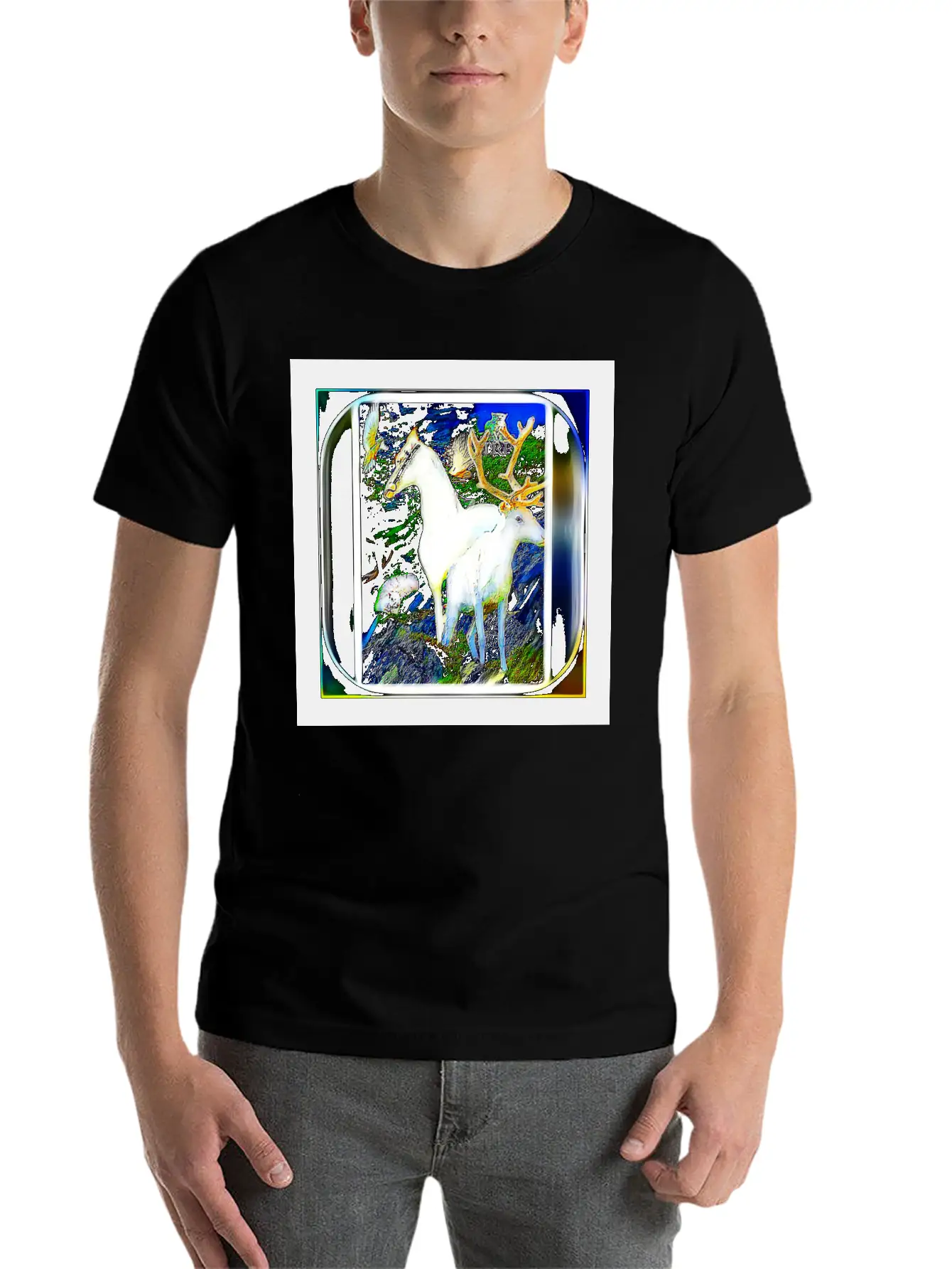 Glorious Animal Oasis 01-01 Breathable Soft Cotton T-Shirt – Timeless Casual Look