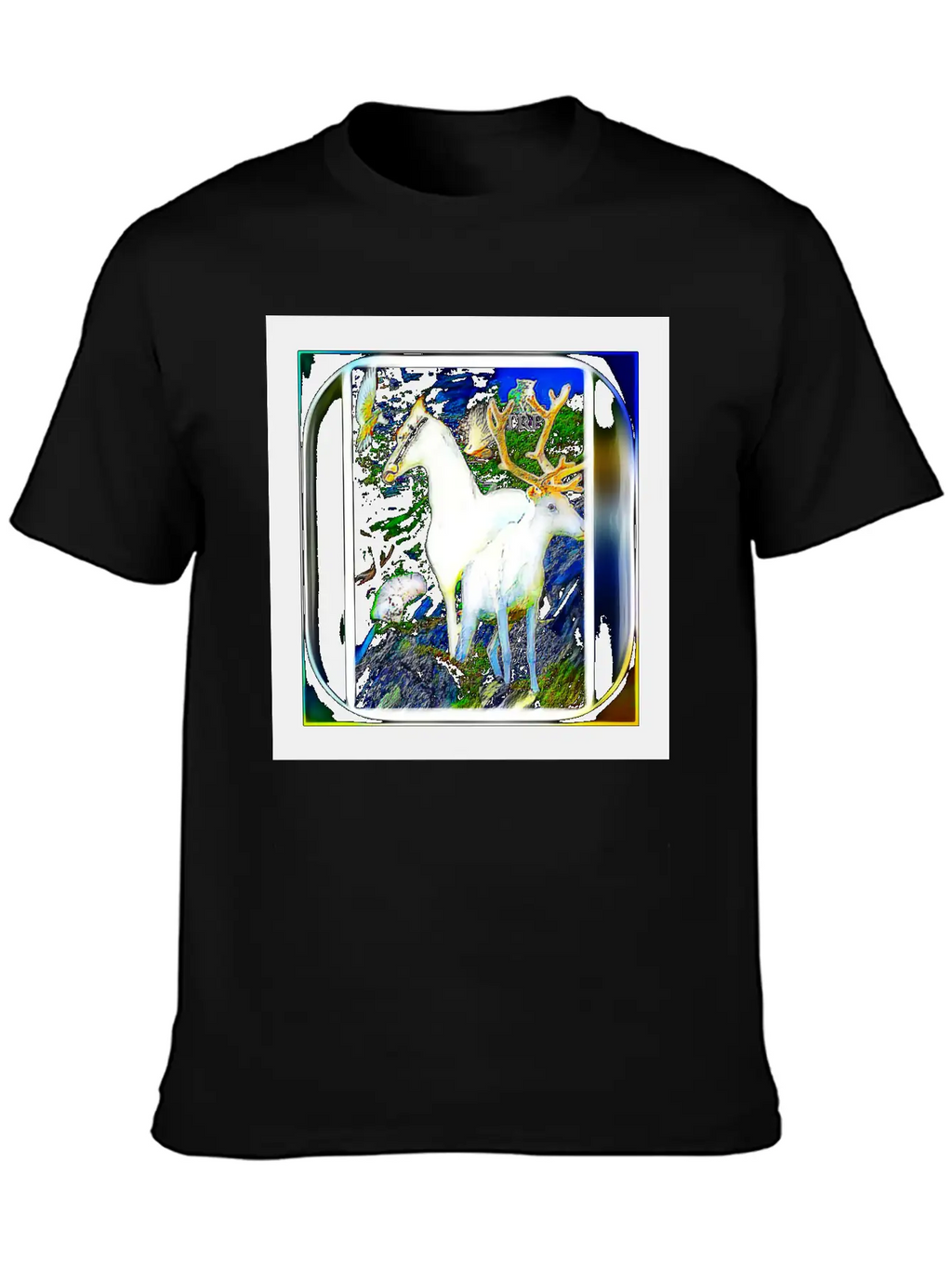 Glorious Animal Oasis 01-01 Breathable Soft Cotton T-Shirt – Timeless Casual Look