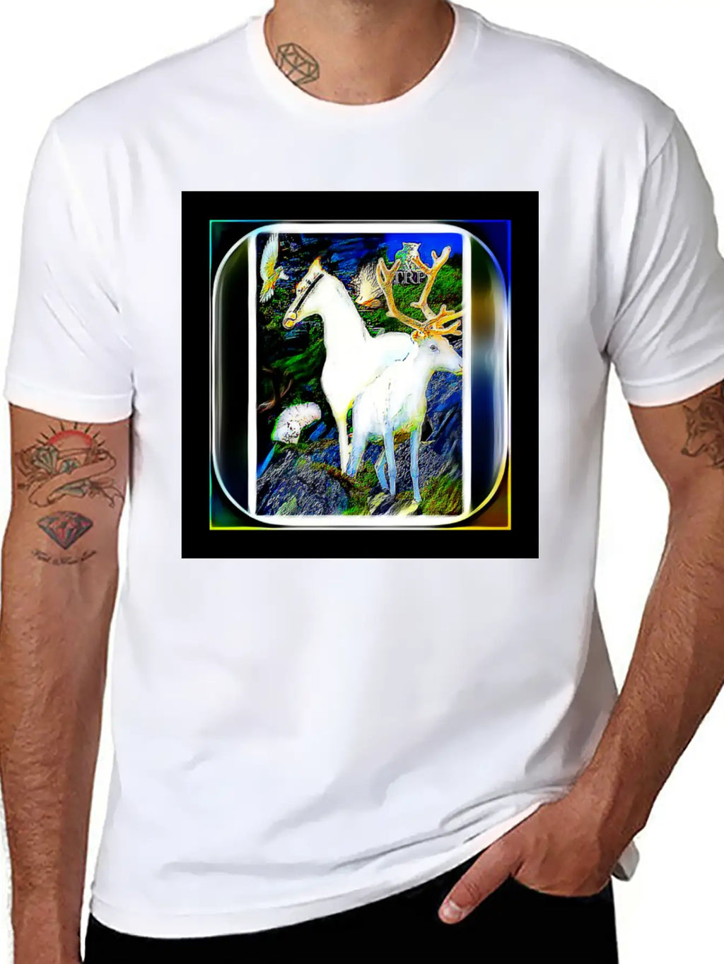 Glorious Animal Oasis 01-01 Breathable Soft Cotton T-Shirt – Timeless Casual Look