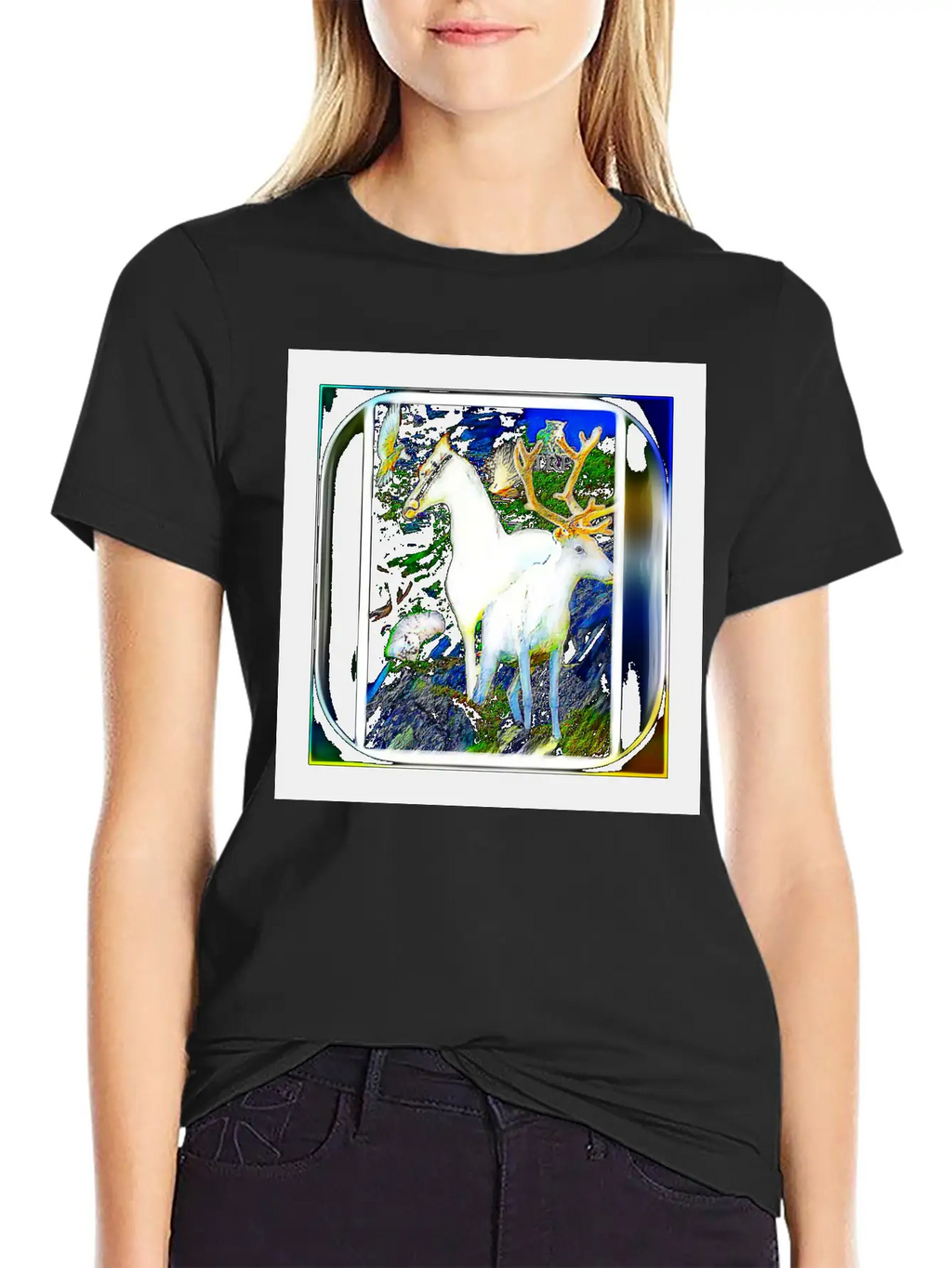 Glorious Animal Oasis 01-01 Breathable Soft Cotton T-Shirt – Timeless Casual Look