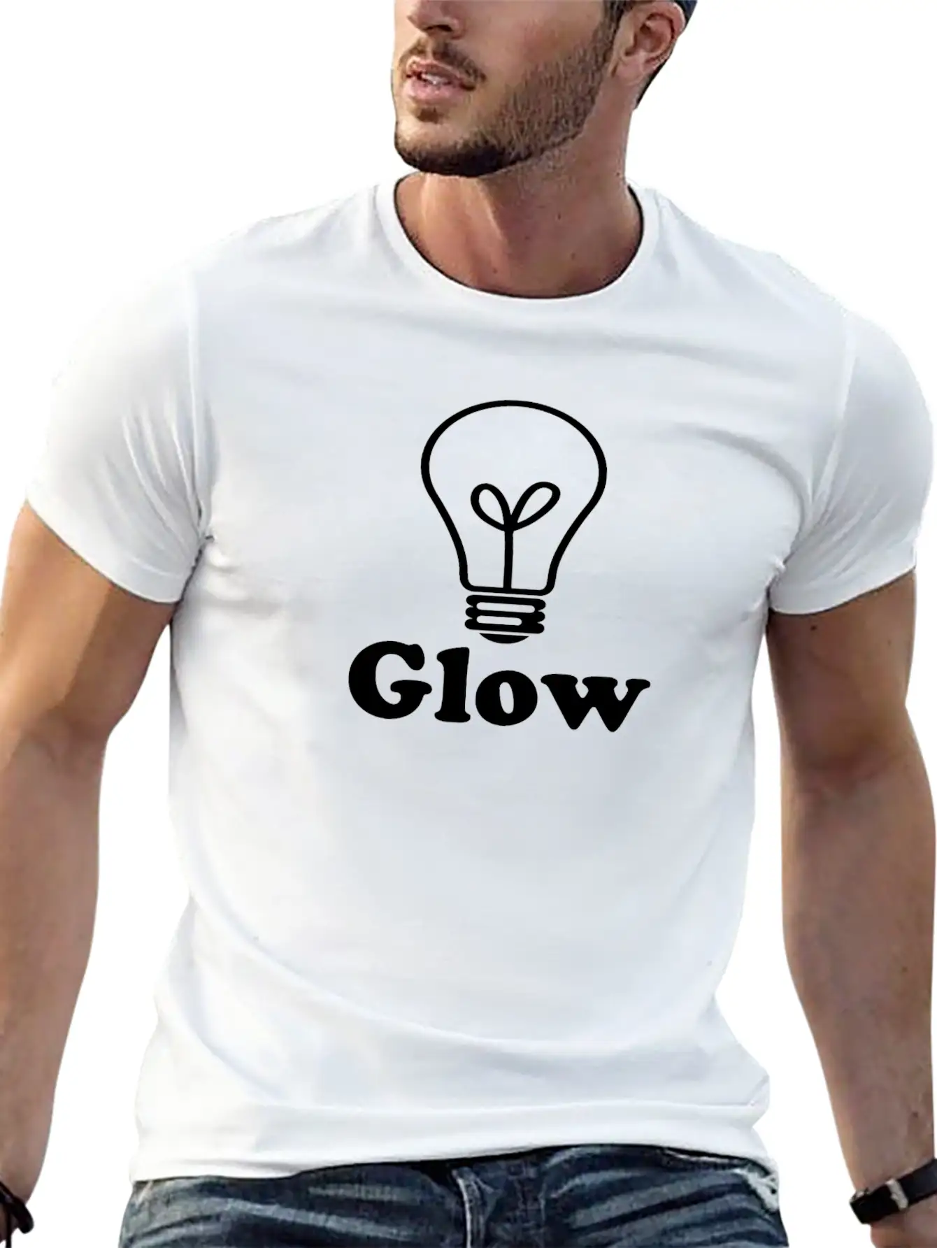Glow Basic Graphic T-Shirt – Daily Comfort In Soft Cotton