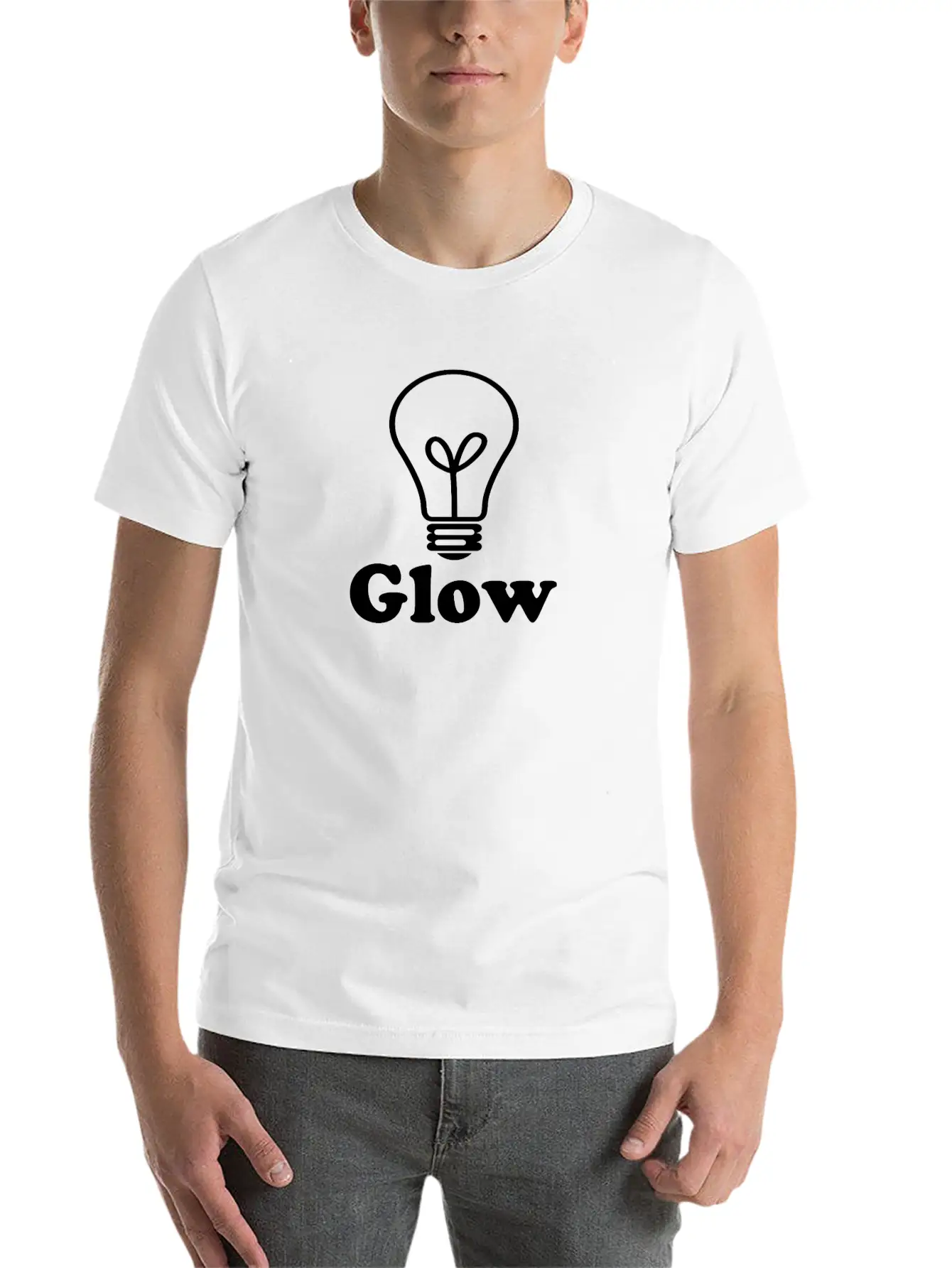 Glow Basic Graphic T-Shirt – Daily Comfort In Soft Cotton