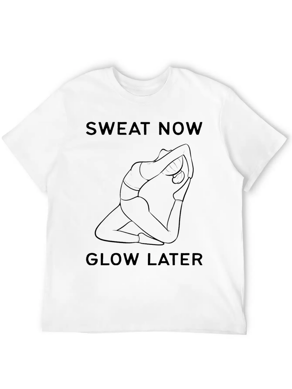 Glow Later Healthy Person Gift Breathable Graphic T-Shirt – Perfect For Casual Days