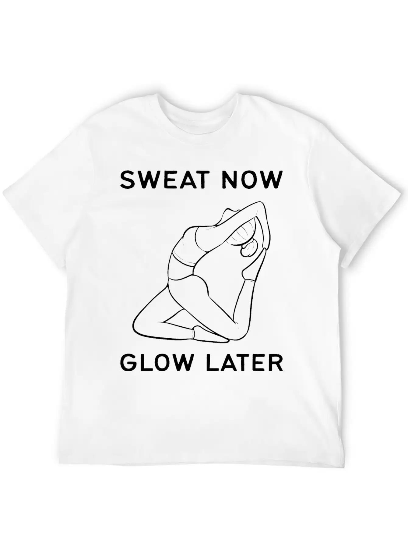 Glow Later Healthy Person Gift Breathable Graphic T-Shirt – Perfect For Casual Days