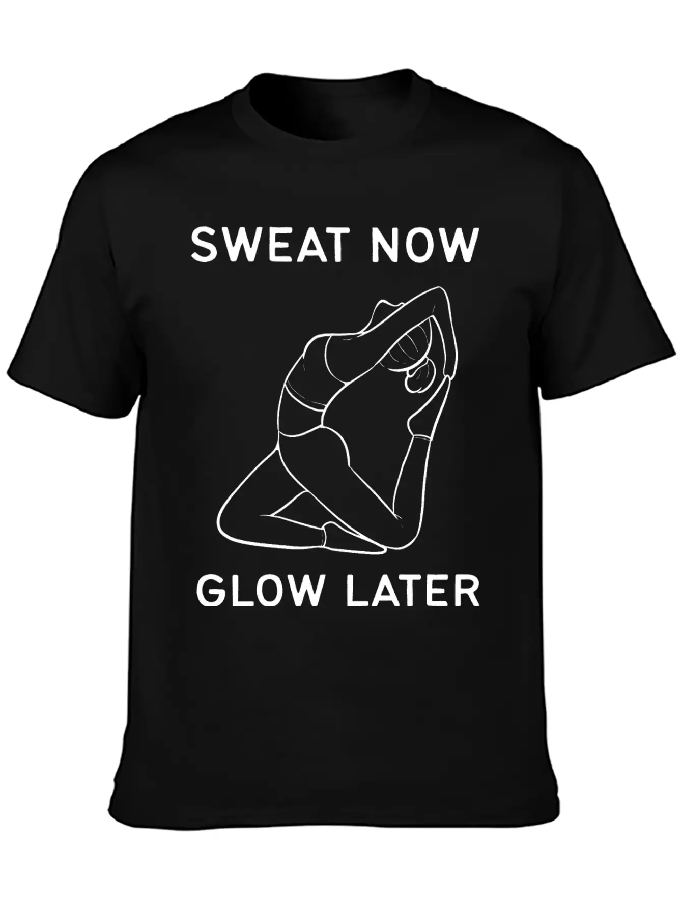 Glow Later Healthy Person Gift Breathable Graphic T-Shirt – Perfect For Casual Days