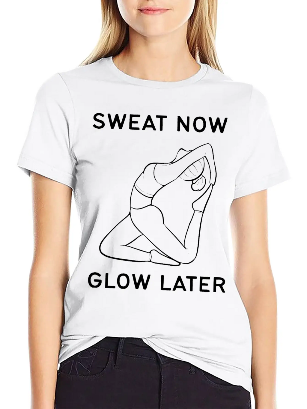 Glow Later Healthy Person Gift Breathable Graphic T-Shirt – Perfect For Casual Days