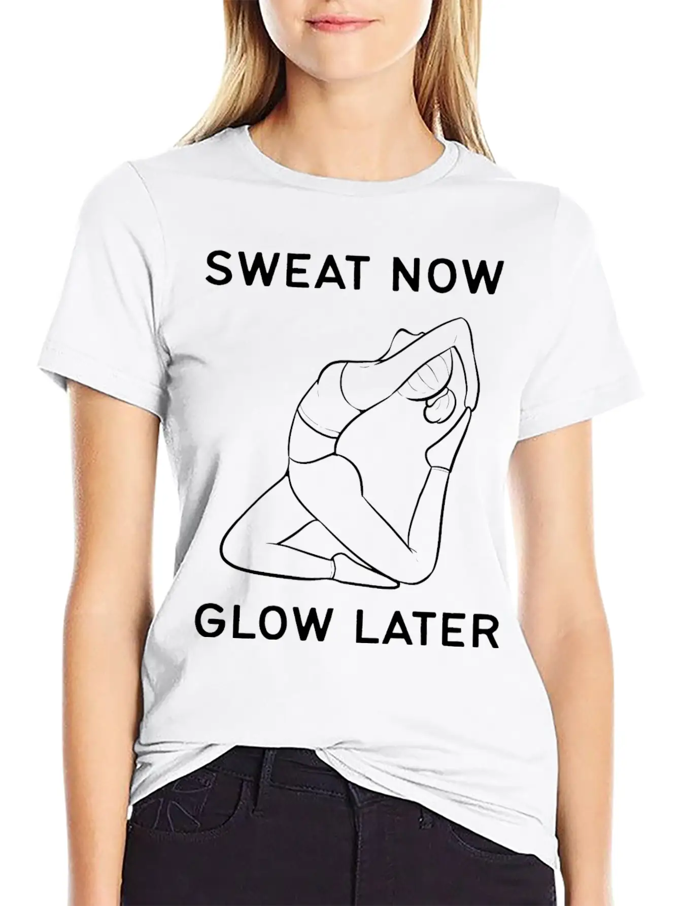 Glow Later Healthy Person Gift Breathable Graphic T-Shirt – Perfect For Casual Days