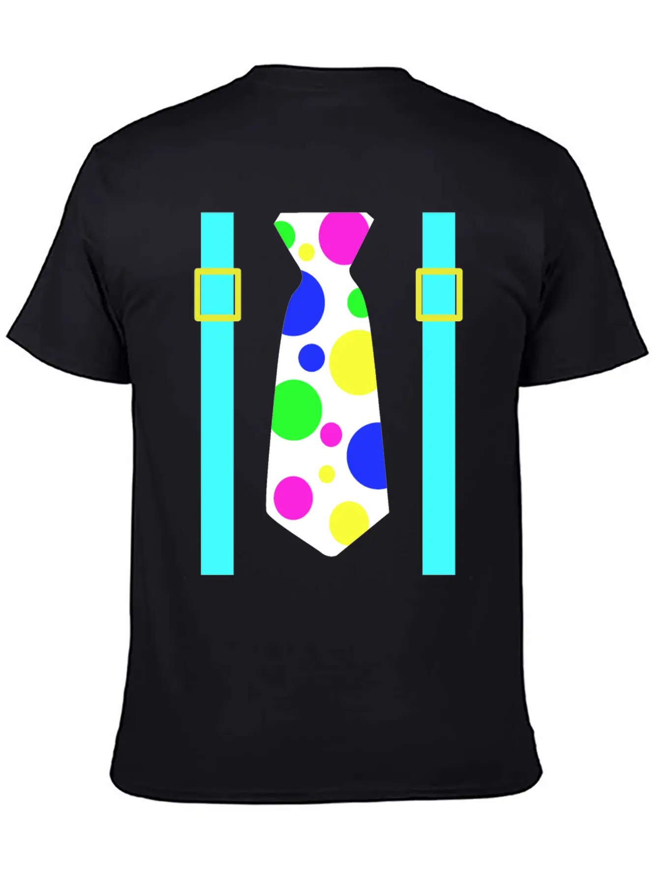 Glow Party Jumbo Tie Costume Breathable Graphic T-Shirt – Perfect For Casual Days