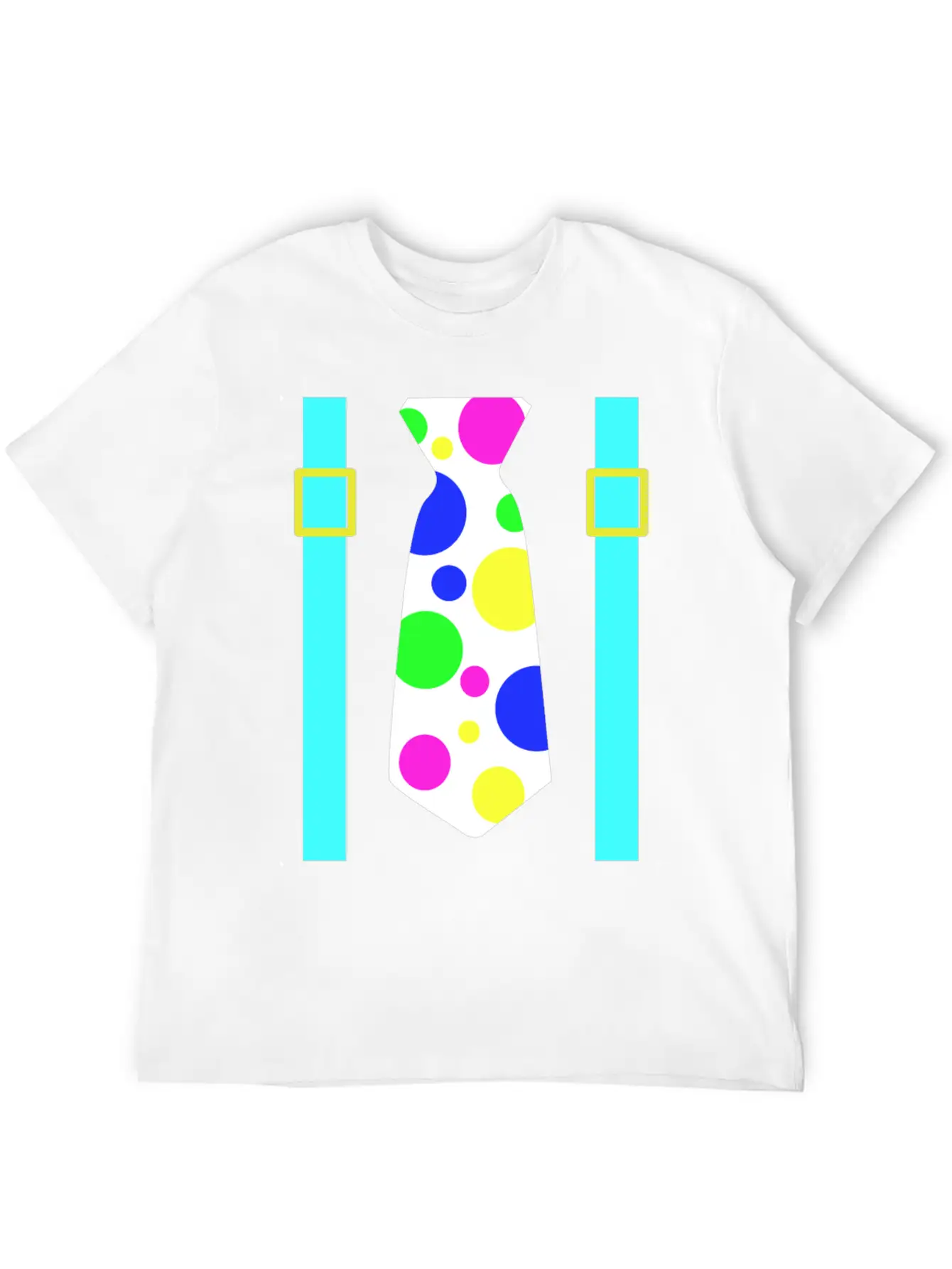 Glow Party Jumbo Tie Costume Breathable Graphic T-Shirt – Perfect For Casual Days