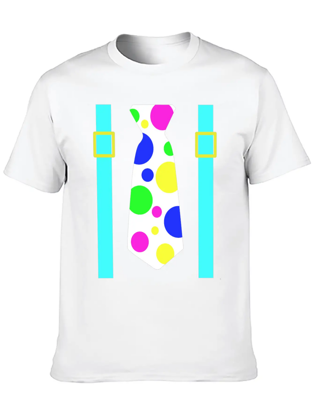 Glow Party Jumbo Tie Costume Breathable Graphic T-Shirt – Perfect For Casual Days