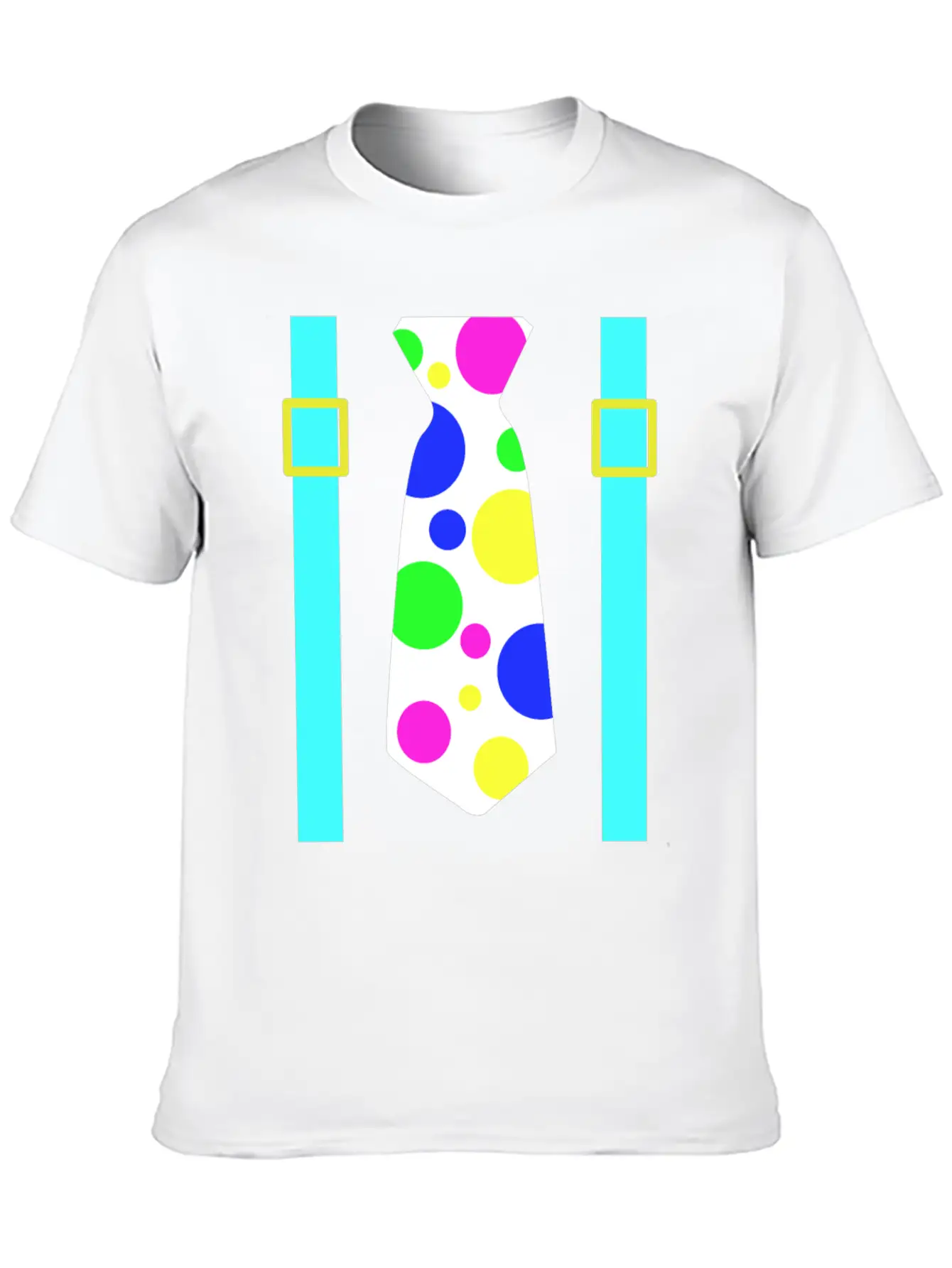 Glow Party Jumbo Tie Costume Breathable Graphic T-Shirt – Perfect For Casual Days