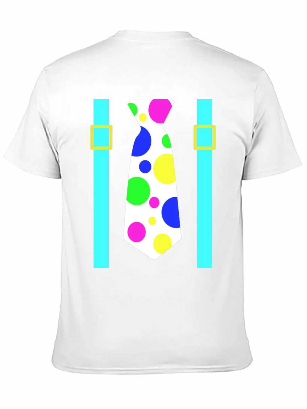 Glow Party Jumbo Tie Costume Breathable Graphic T-Shirt – Perfect For Casual Days