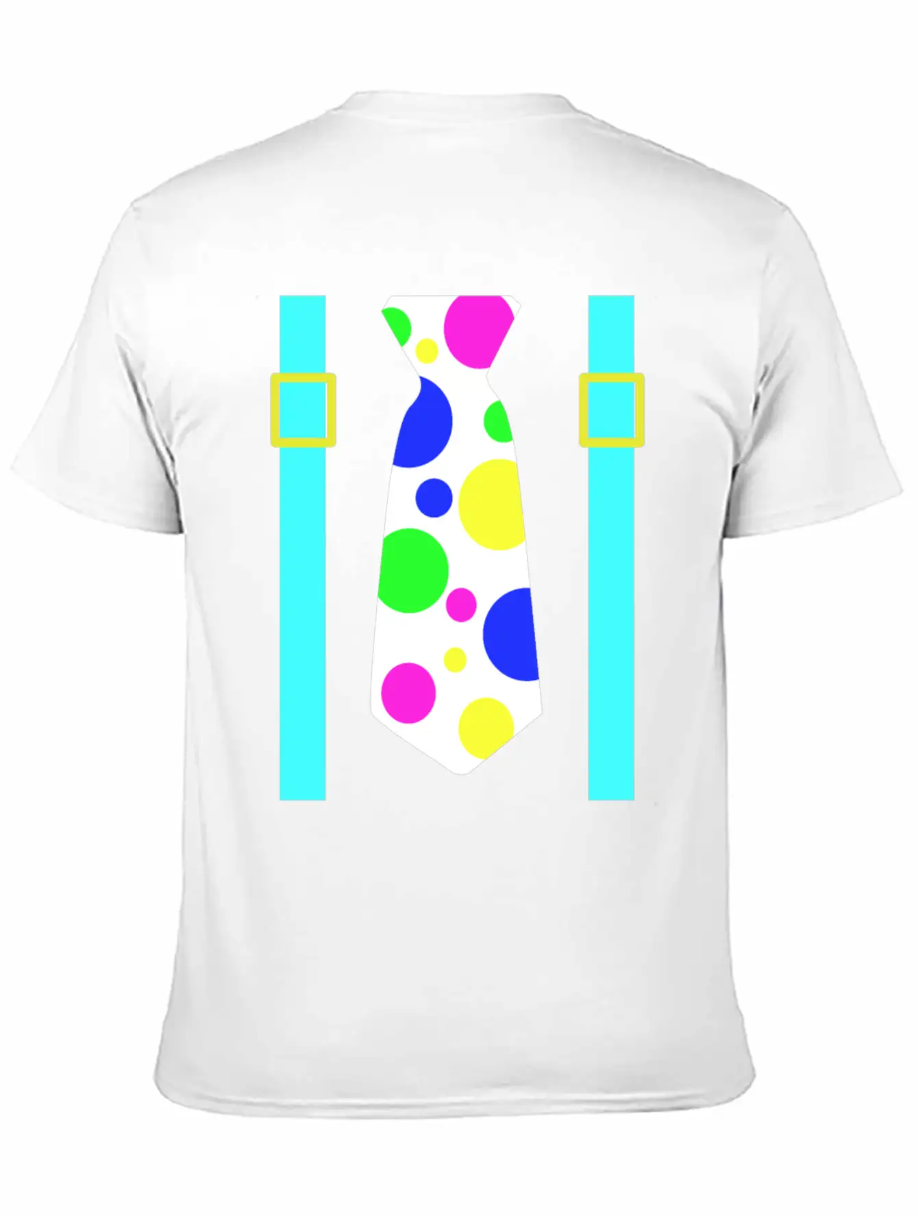 Glow Party Jumbo Tie Costume Breathable Graphic T-Shirt – Perfect For Casual Days