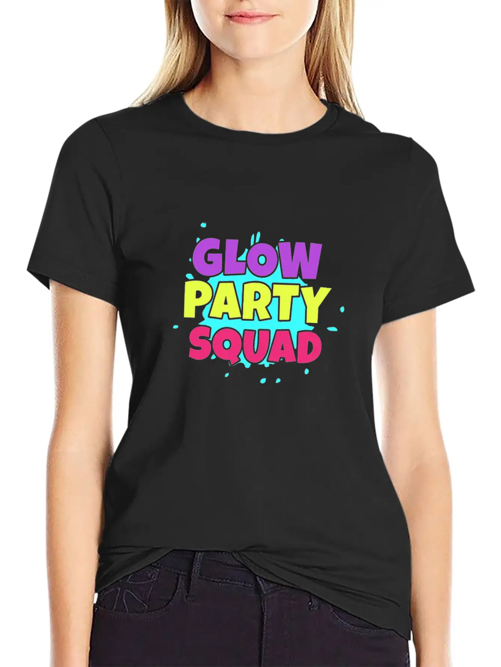 Glow Party Squad Classic Cotton Tee – Unisex Comfort For Any Season