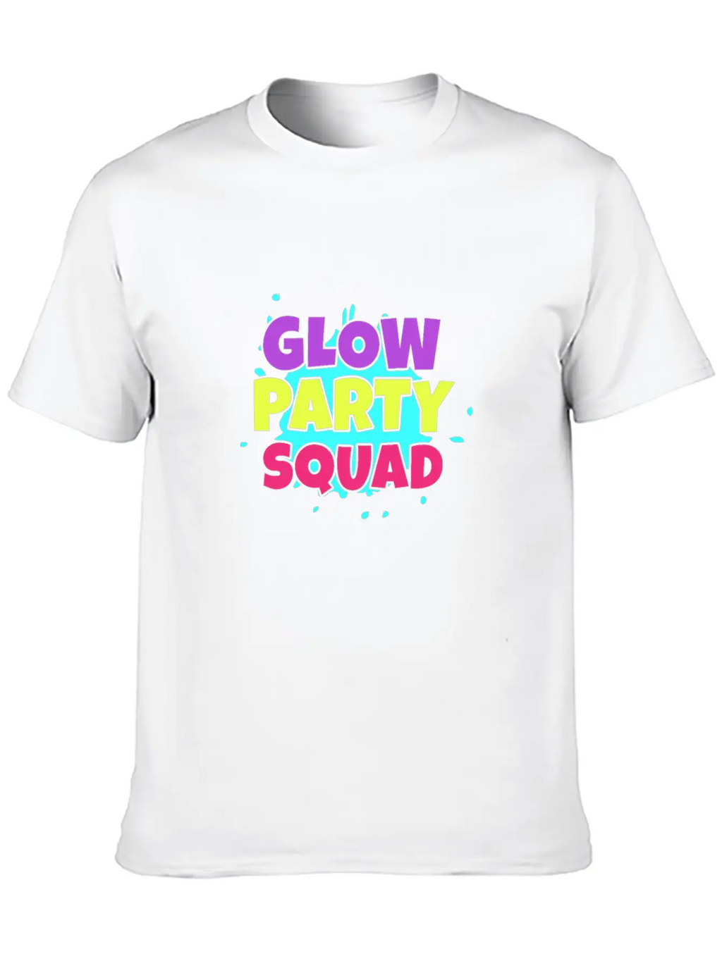 Glow Party Squad Classic Cotton Tee – Unisex Comfort For Any Season