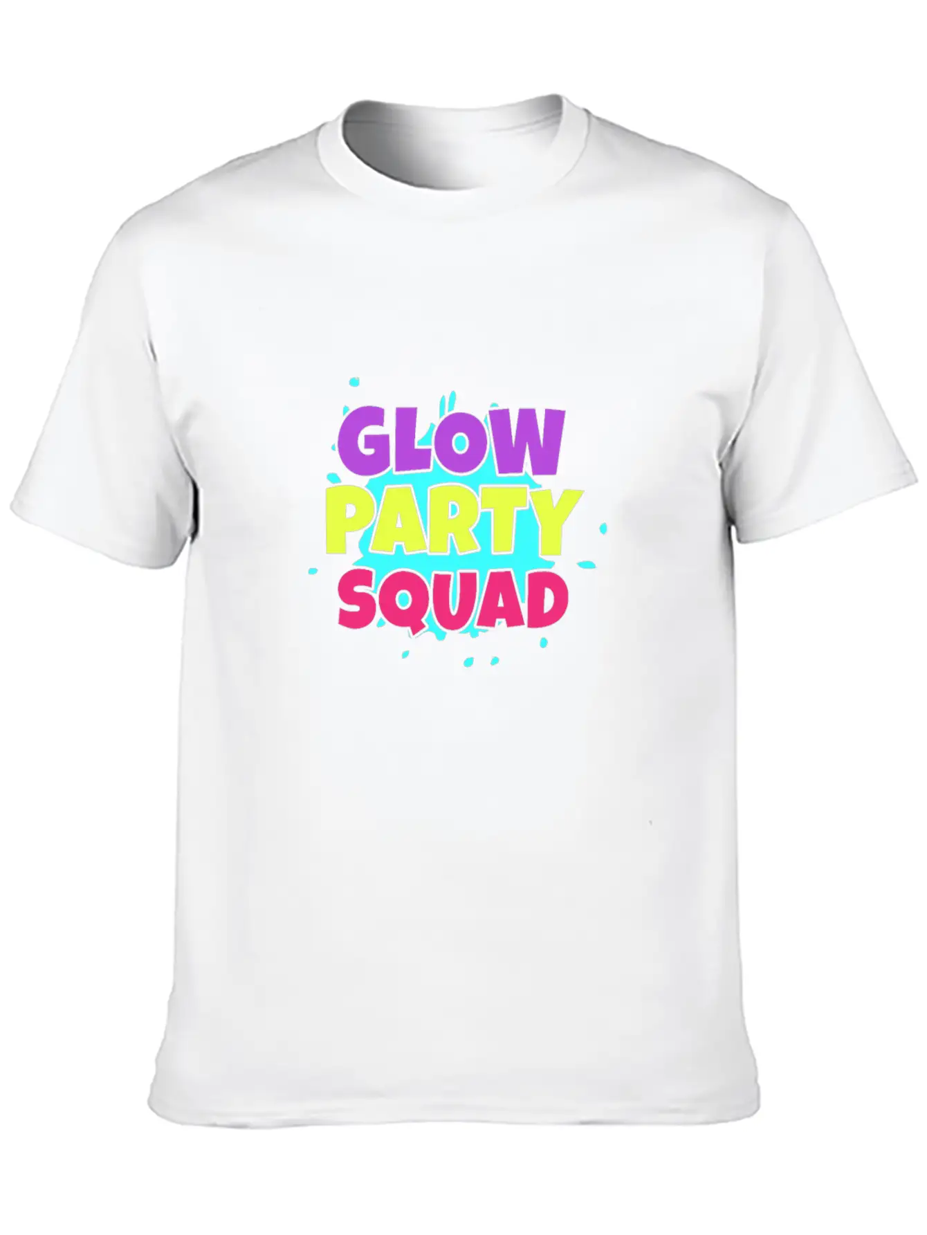Glow Party Squad Classic Cotton Tee – Unisex Comfort For Any Season