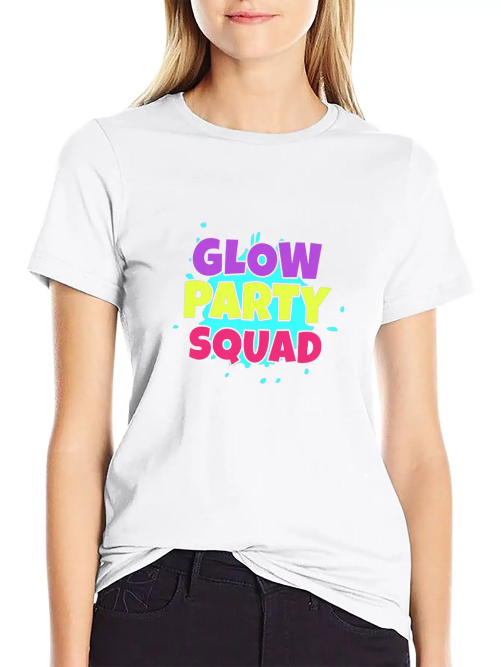 Glow Party Squad Classic Cotton Tee – Unisex Comfort For Any Season