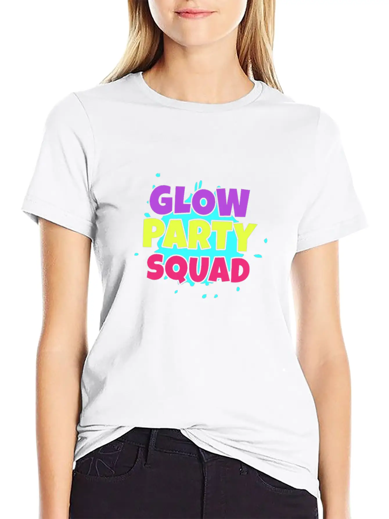 Glow Party Squad Classic Cotton Tee – Unisex Comfort For Any Season