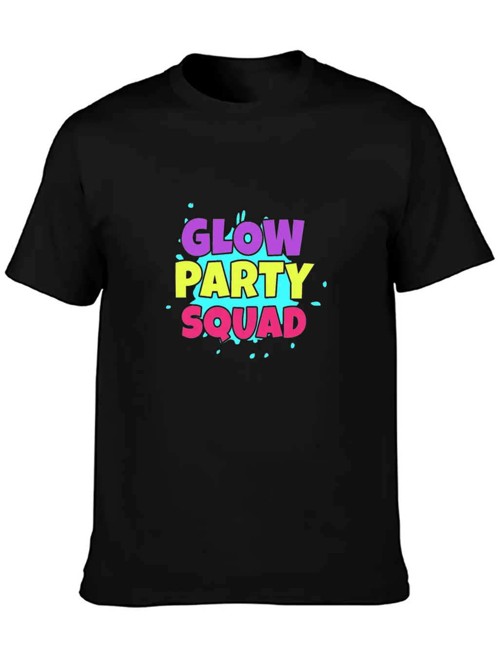 Glow Party Squad Classic Cotton Tee – Unisex Comfort For Any Season