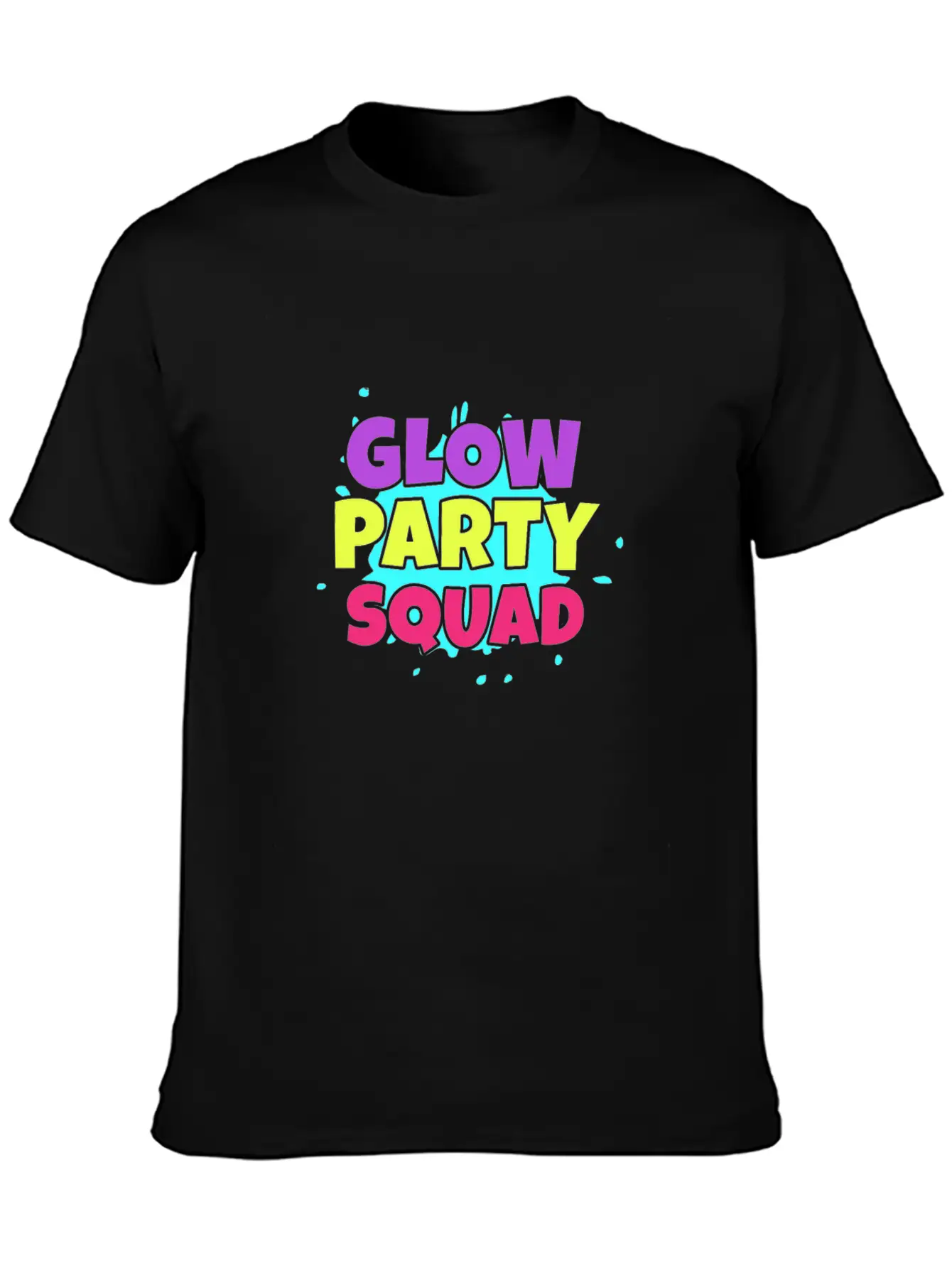 Glow Party Squad Classic Cotton Tee – Unisex Comfort For Any Season