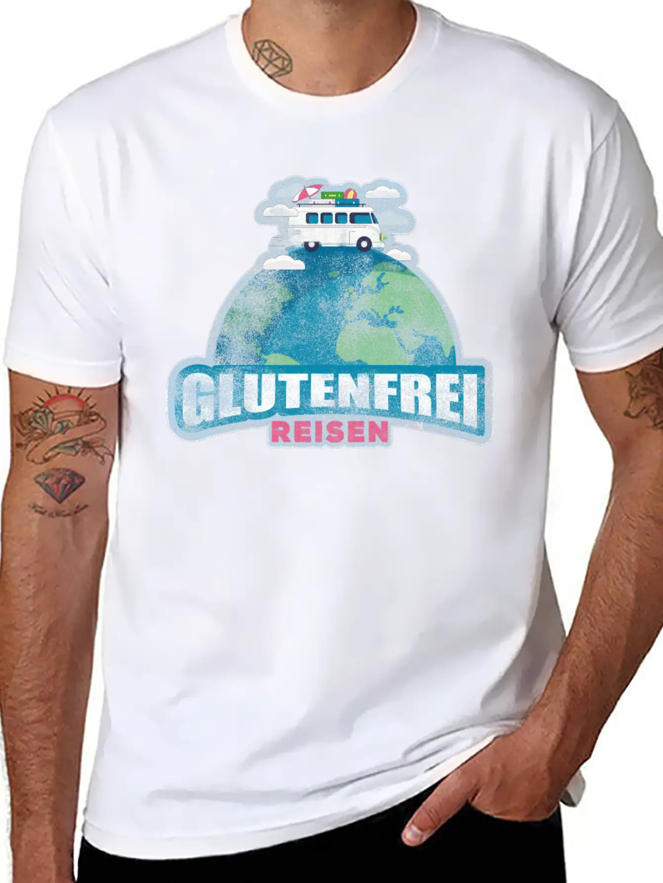 Gluten Free Around The World Traveling Vacation T Classic Cotton Tee – Unisex Comfort For Any Season
